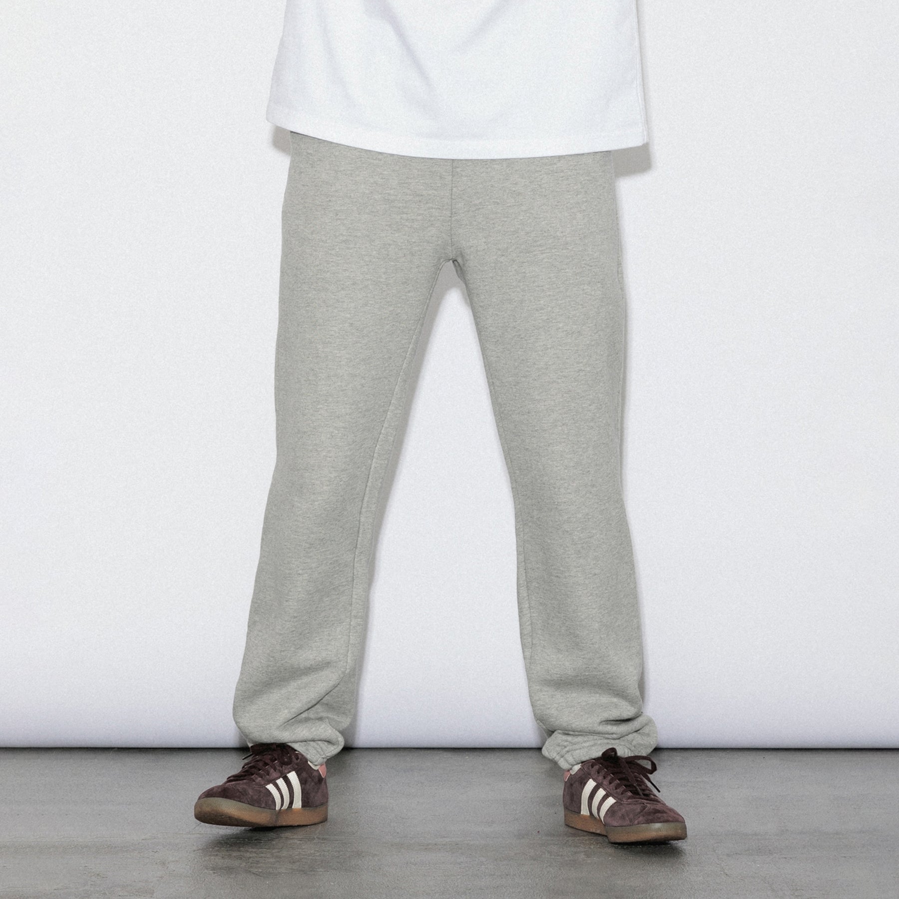 KN-SP-01_HG | Heavy Sweatpants | Color:HEATHER GRAY【Knuu(縫う)_ヌウ】