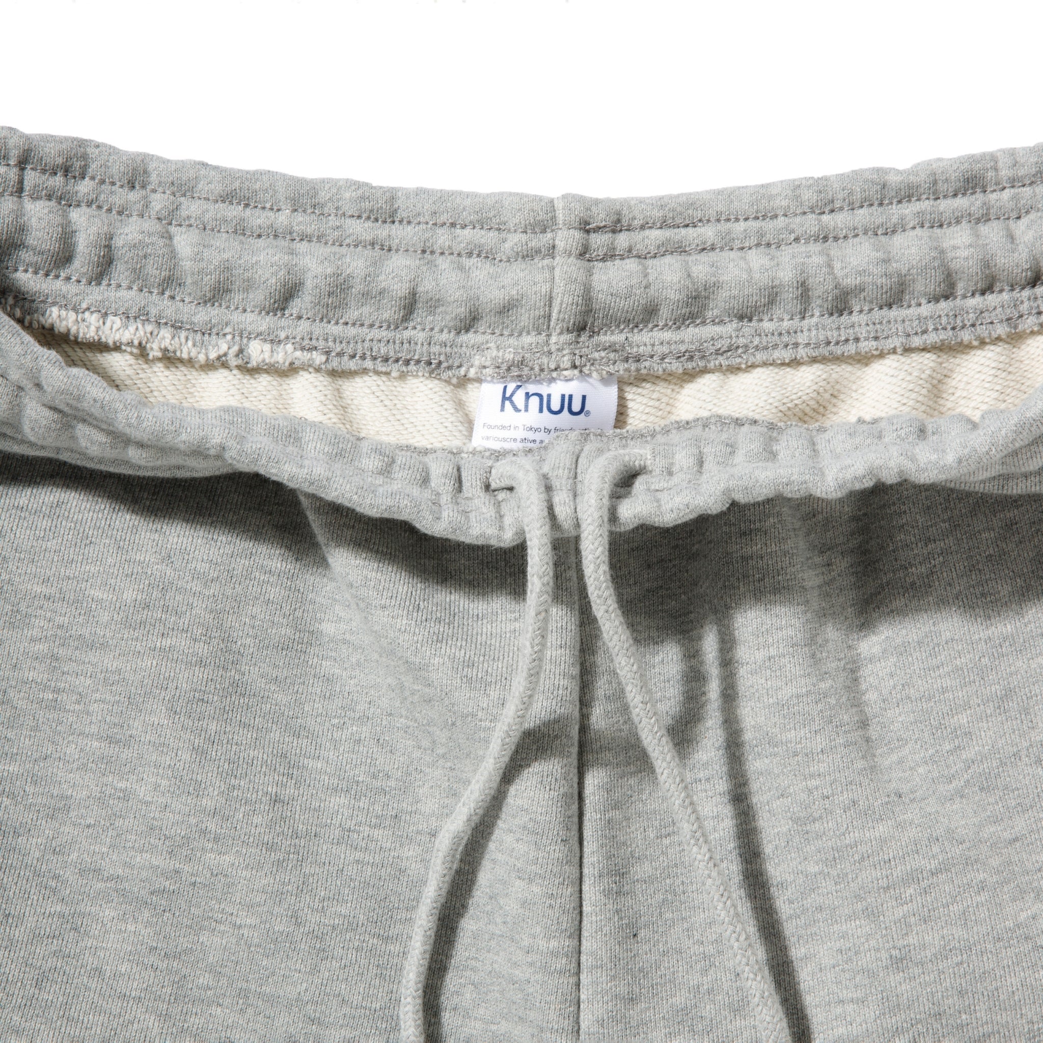 KN-SP-01_HG | Heavy Sweatpants | Color:HEATHER GRAY【Knuu(縫う)_ヌウ】