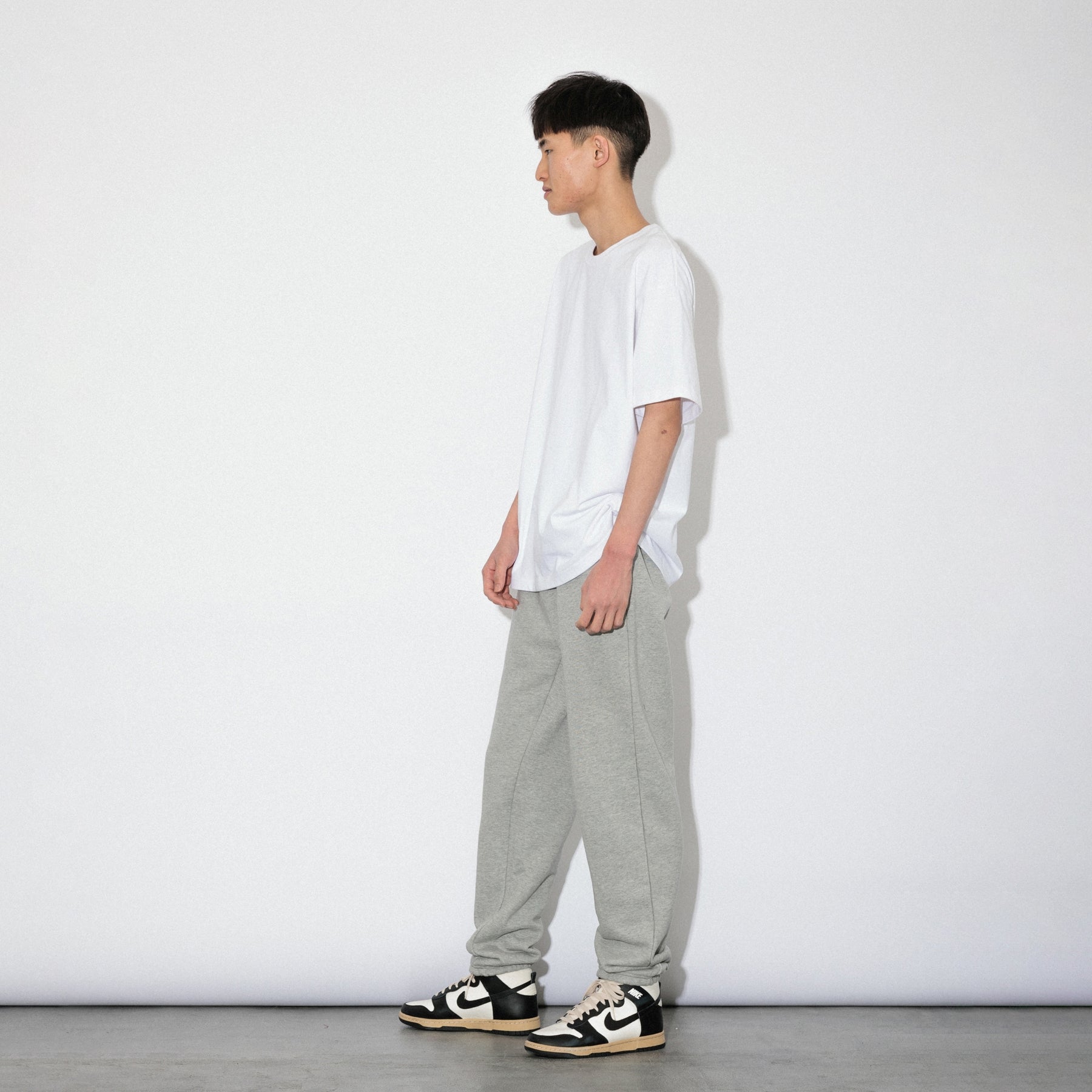 KN-SP-01_HG | Heavy Sweatpants | Color:HEATHER GRAY【Knuu(縫う)_ヌウ】