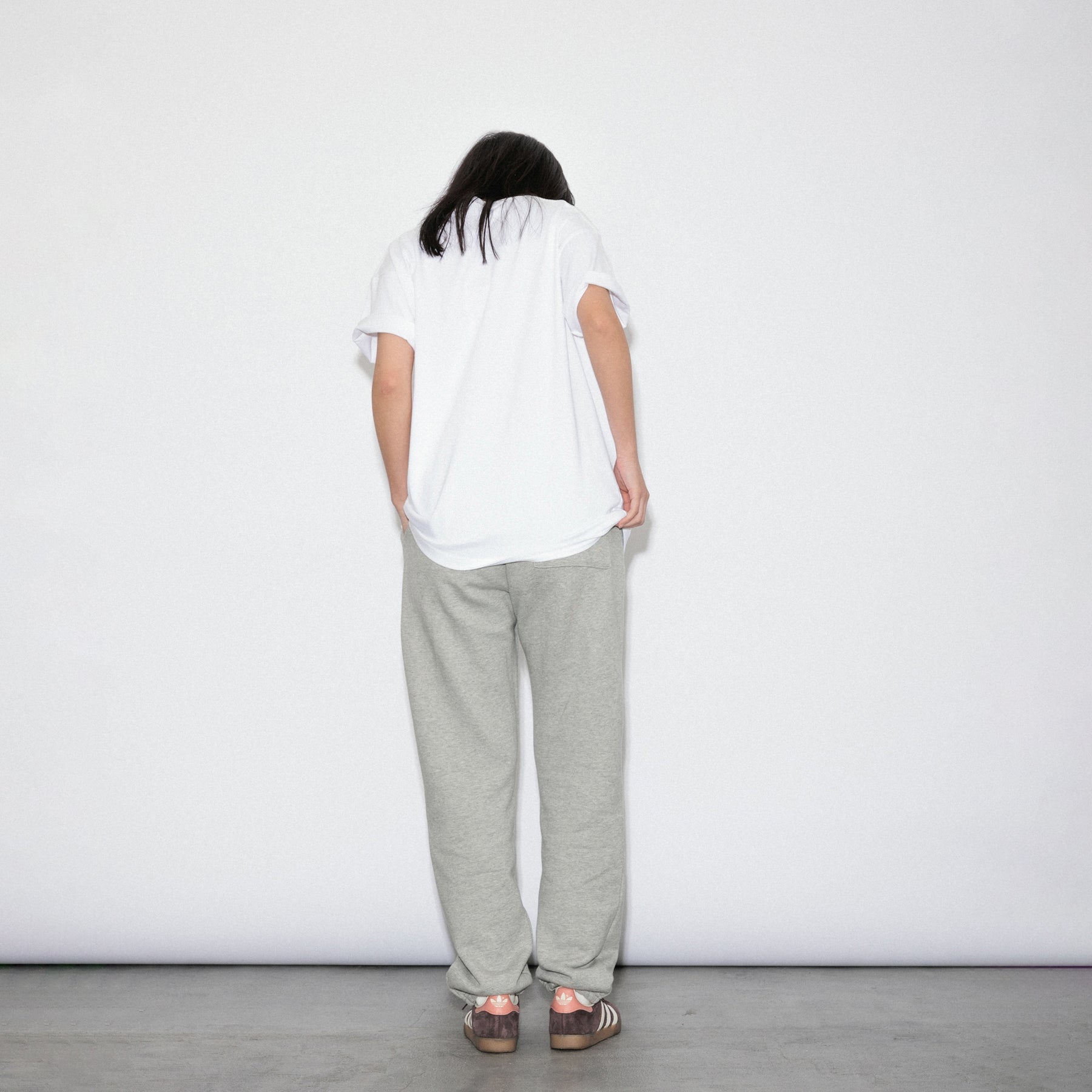 KN-SP-01_HG | Heavy Sweatpants | Color:HEATHER GRAY【Knuu(縫う)_ヌウ】