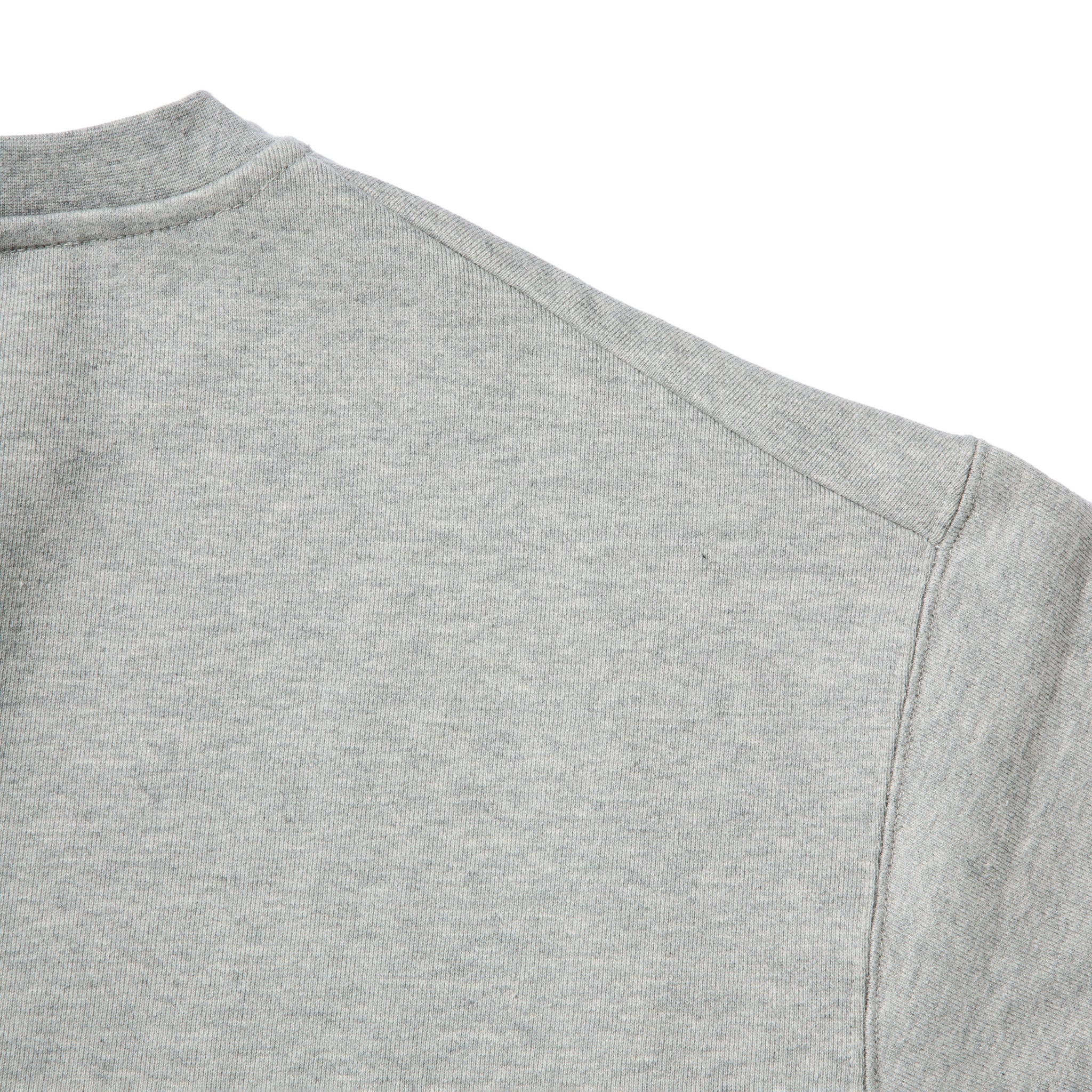 KN-SS-01_HG | Heavy Crewneck Sweatshirt | Color:HEATHER GRAY【Knuu(縫う)_ヌウ】