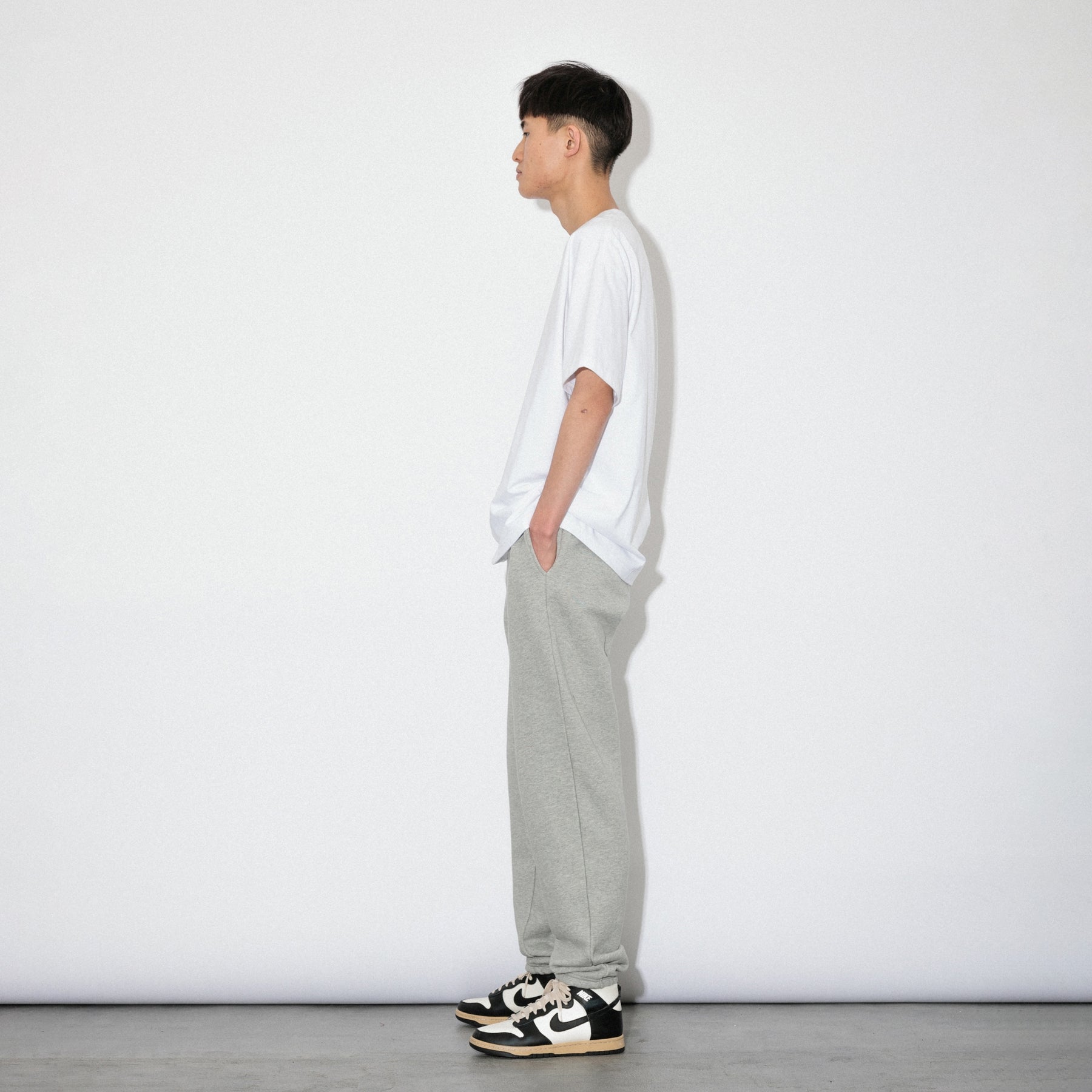 KN-T-01_WH | Heavy Crewneck T-Shirt | Color:WHITE【Knuu(縫う)_ヌウ】【ネコポス選択可能】