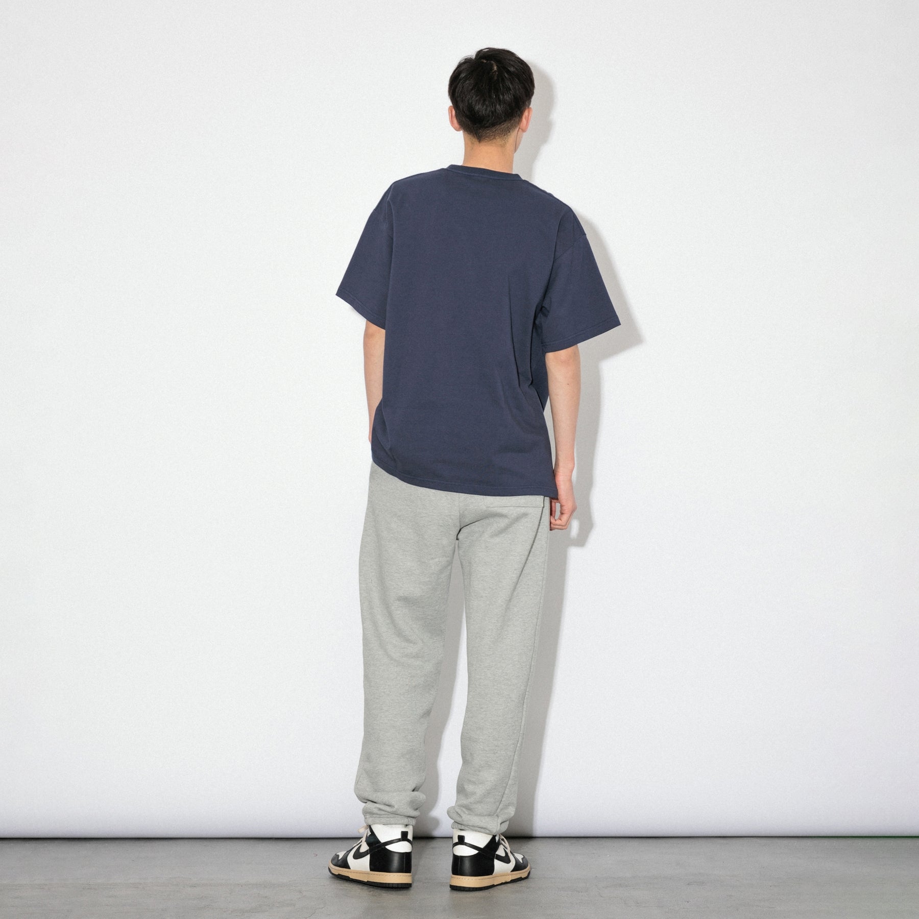 KN-T-01_NV | Heavy Crewneck T-Shirt | Color:NAVY【Knuu(縫う)_ヌウ】