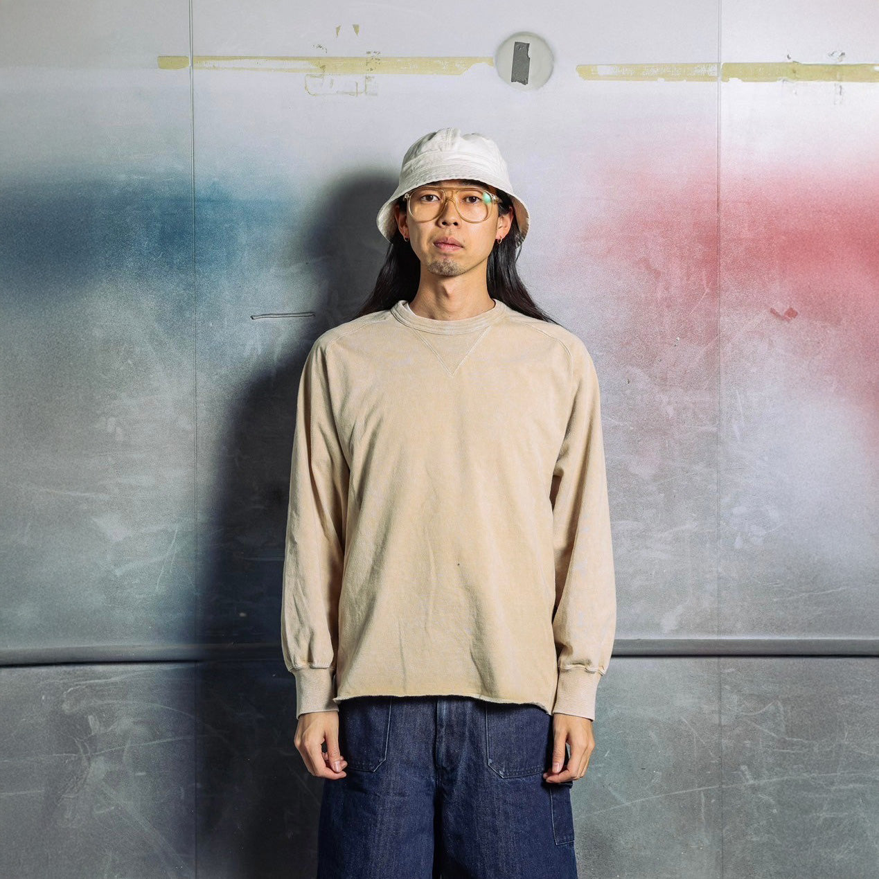 CZ-ImSt-322_Faded Ivory | Harold t-cloth V.D | Color:Faded Ivory【IMPRESTORE_インプレストア】