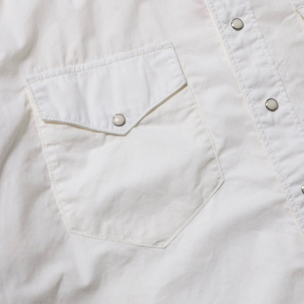 CBC-ImSt-71_White(Poplin) | 6.5oz Basket Western Shirts "Dwayne" | Color:White(Poplin)【IMPRESTORE_インプレストア】【archive】