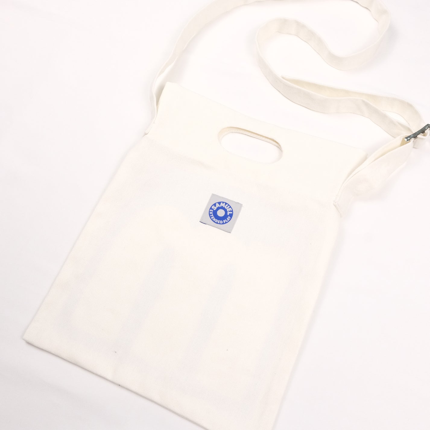 SAMUEL × Manhattan Records SHOPPER 7inch BAG | Color:Off White | S-25SS-AC-004【SAMUEL_サミュエル】