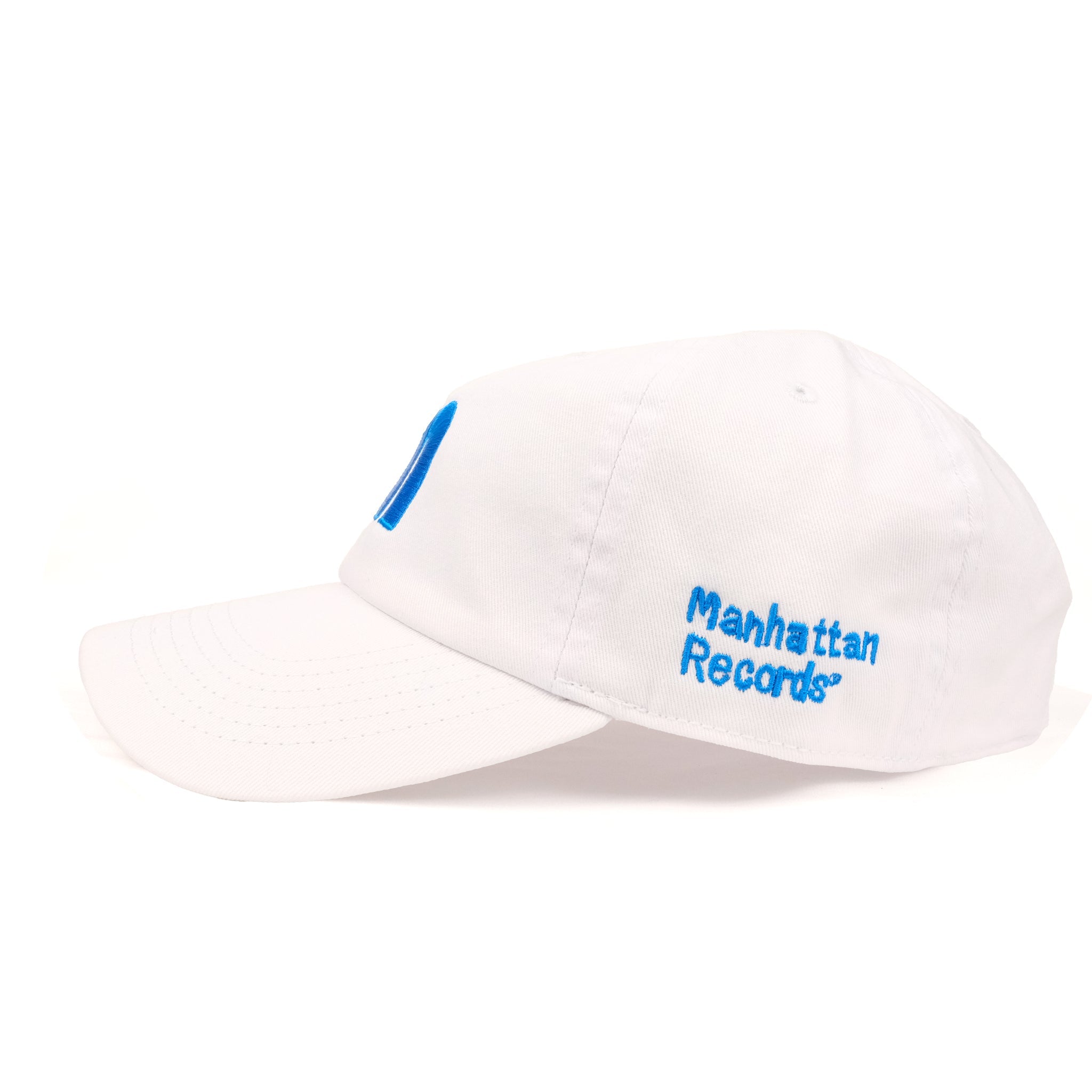 SAMUEL × Manhattan Records M ILLUST LOGO S/S CAP | Color:White/Navy/Black | S-25ss-H-004【SAMUEL_サミュエル】