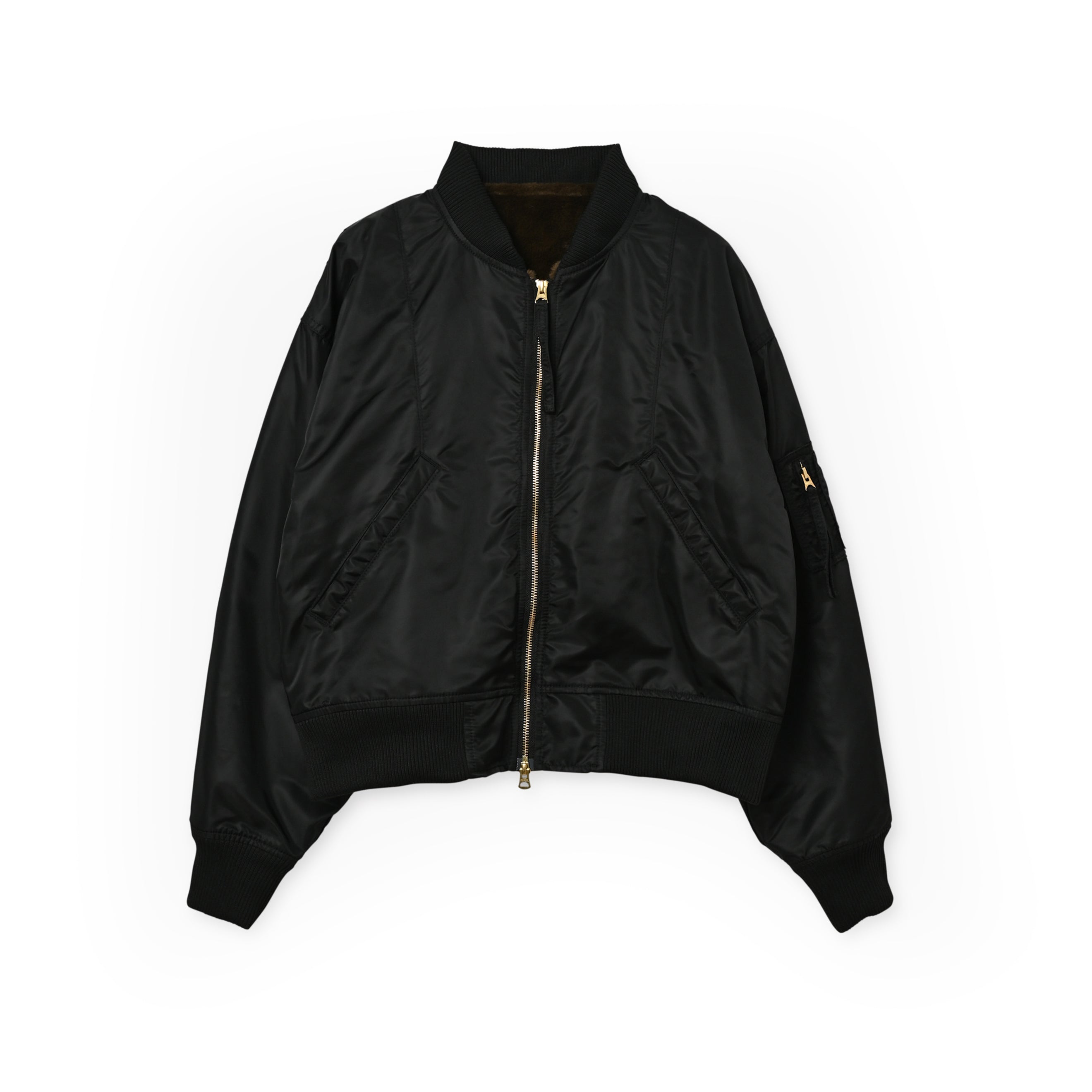 WIDE SQUARE MA-1 | Color_Black | No_mil25fjk3240_black【KHA:KI_カーキ】【入荷予定アイテム・入荷連絡可能】