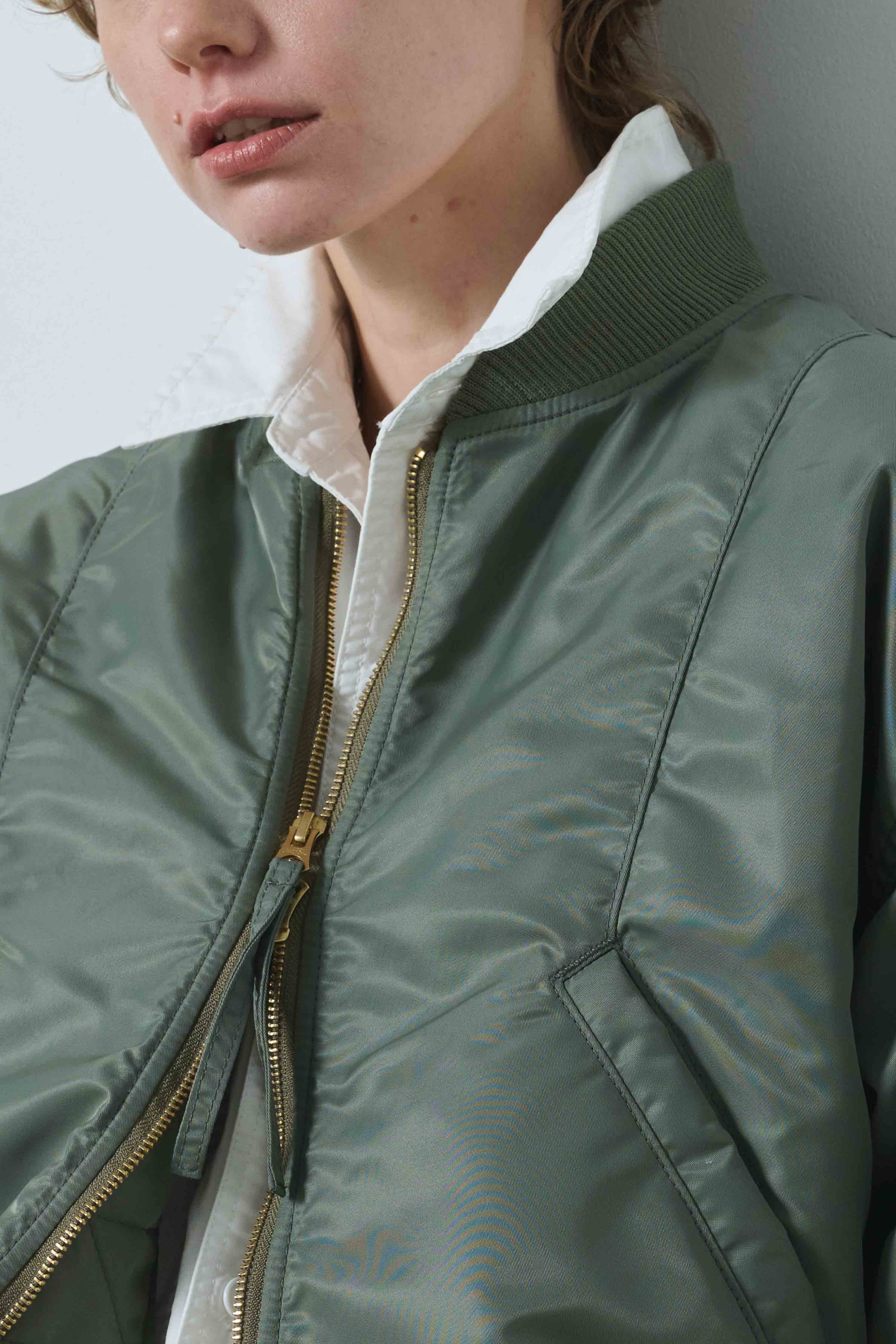 WIDE SQUARE MA-1 | Color_Olive | No_mil25fjk3240_olive【KHA:KI_カーキ】【入荷予定アイテム・入荷連絡可能】