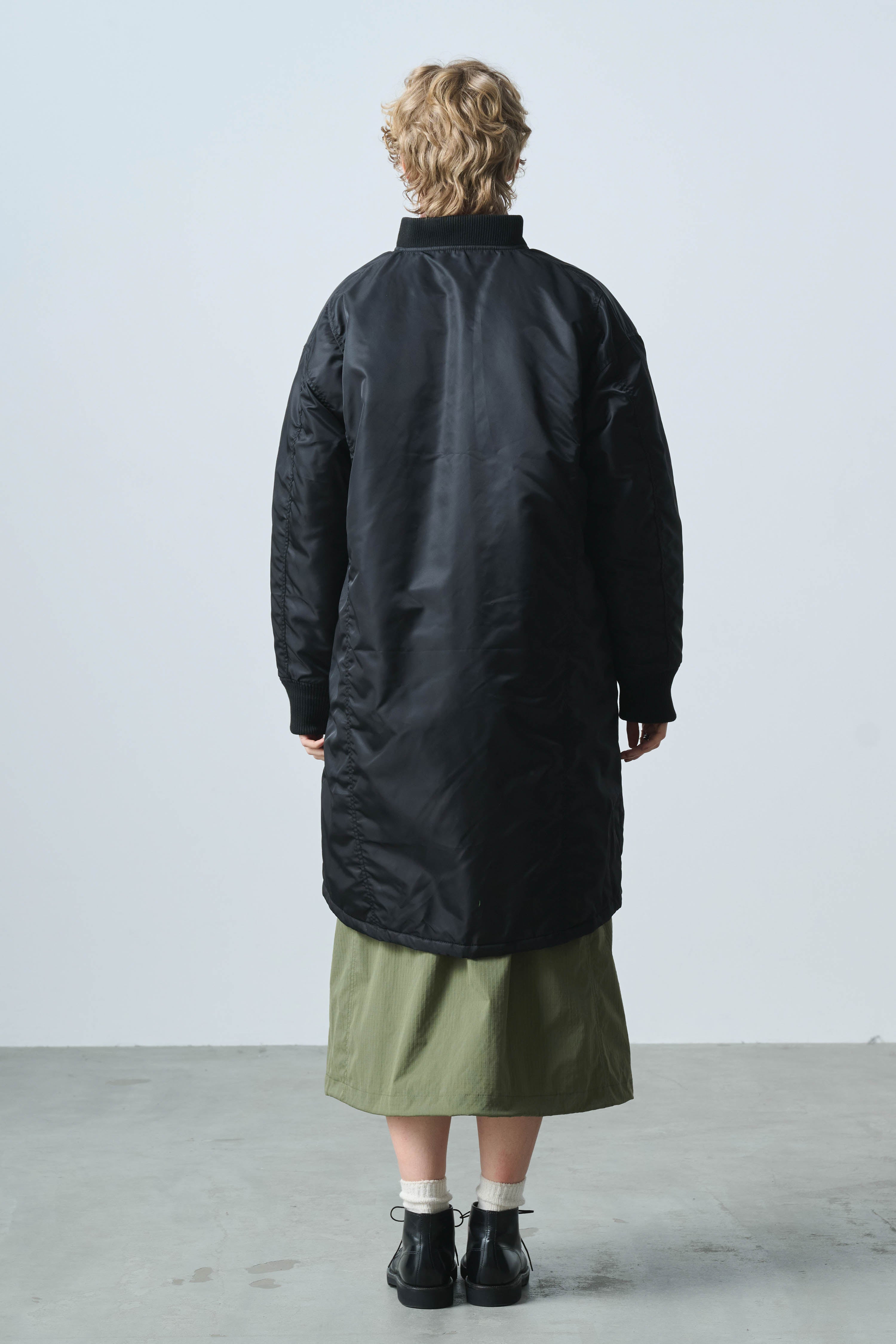 LONG MA-1 | Color_Black | No_mil25fjk3241_black【KHA:KI_カーキ】