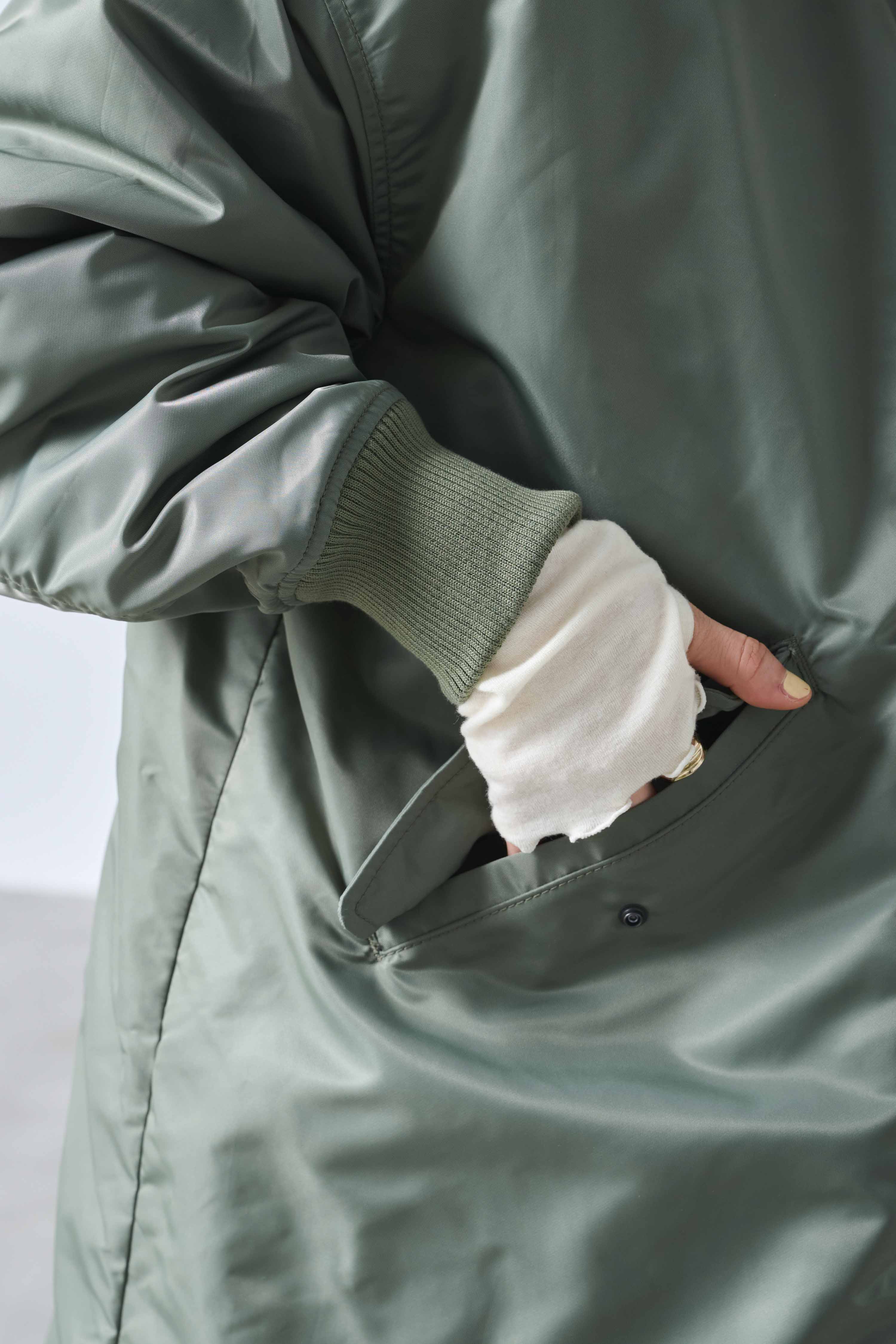 LONG MA-1 | Color_Olive | No_mil25fjk3241_olive【KHA:KI_カーキ】【入荷予定アイテム・入荷連絡可能】