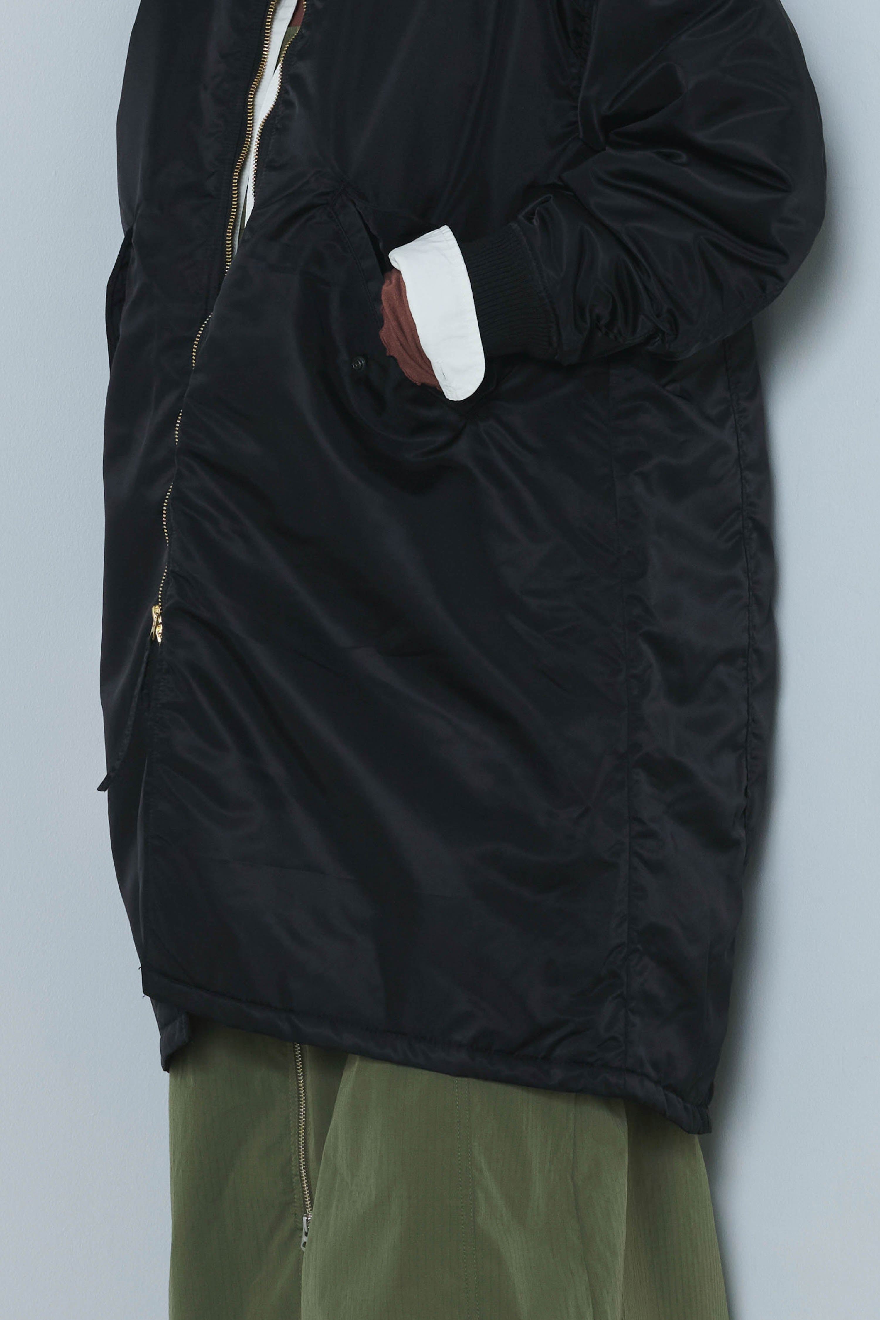 LONG MA-1 | Color_Black | No_mil25fjk3241_black【KHA:KI_カーキ】