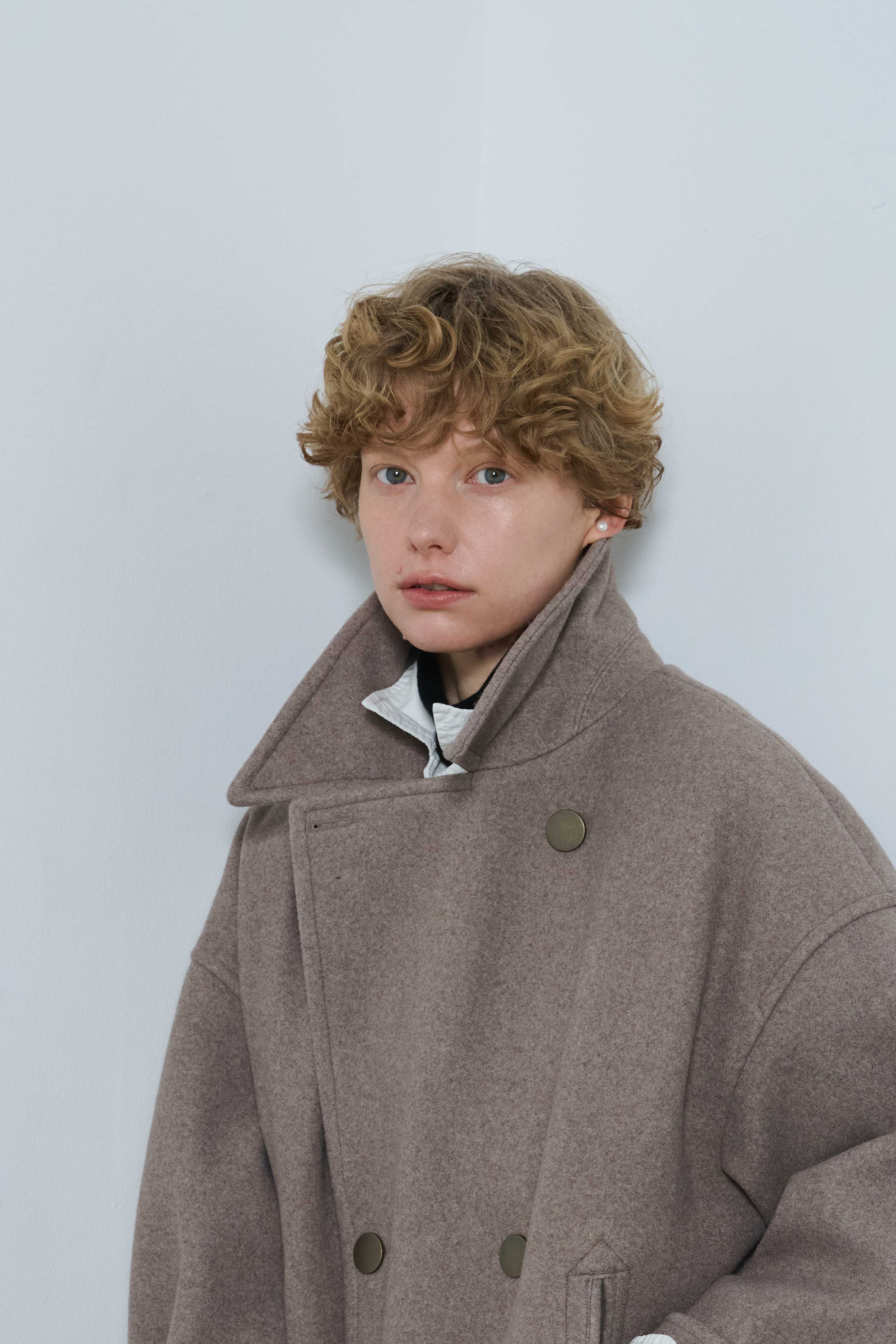 COCOON PEA-COAT | Color_Dark Navy | No_mil25fjk3243_dark navy【KHA:KI_カーキ】
