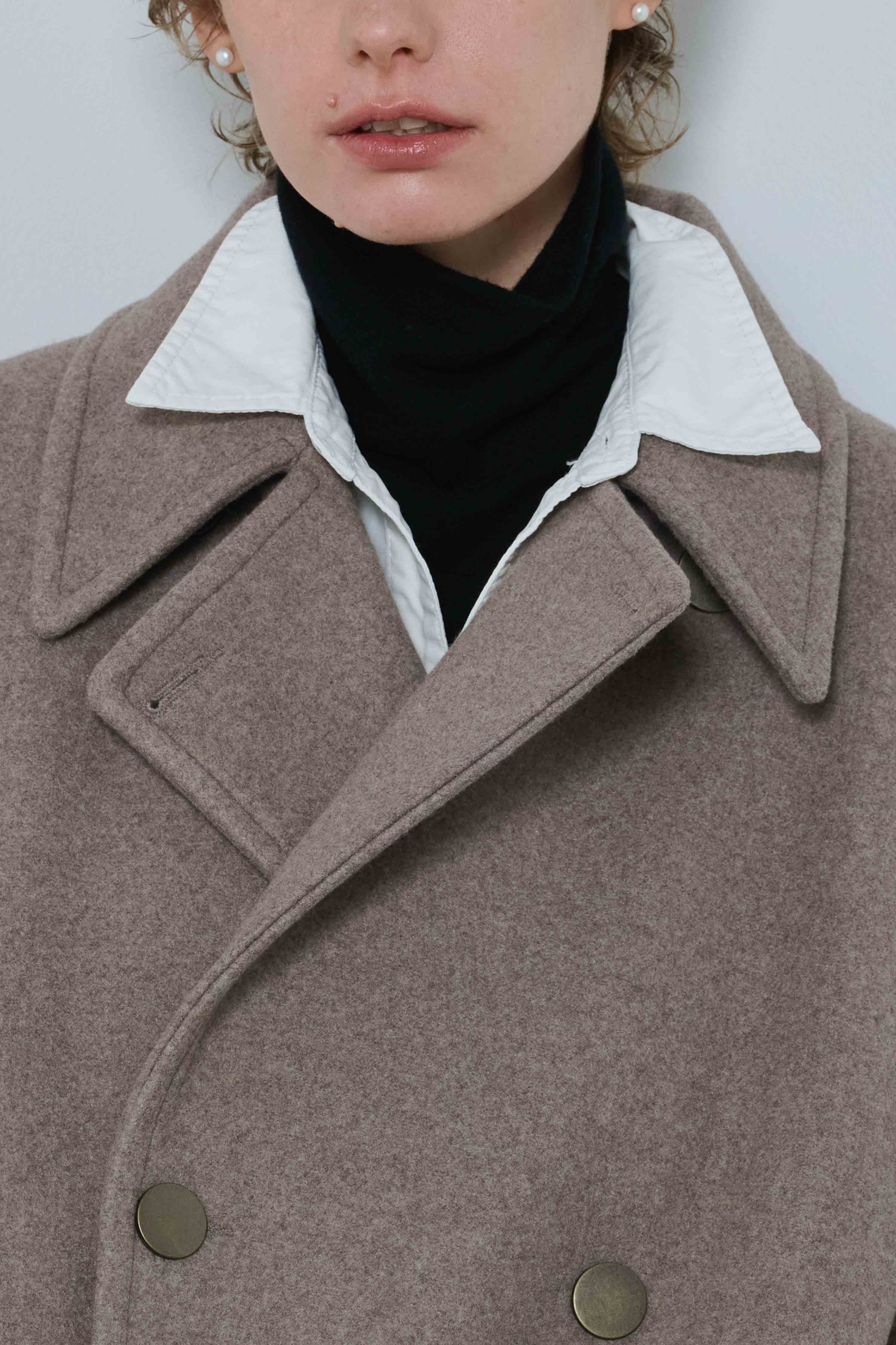 COCOON PEA-COAT | Color_Dark Navy | No_mil25fjk3243_dark navy【KHA:KI_カーキ】