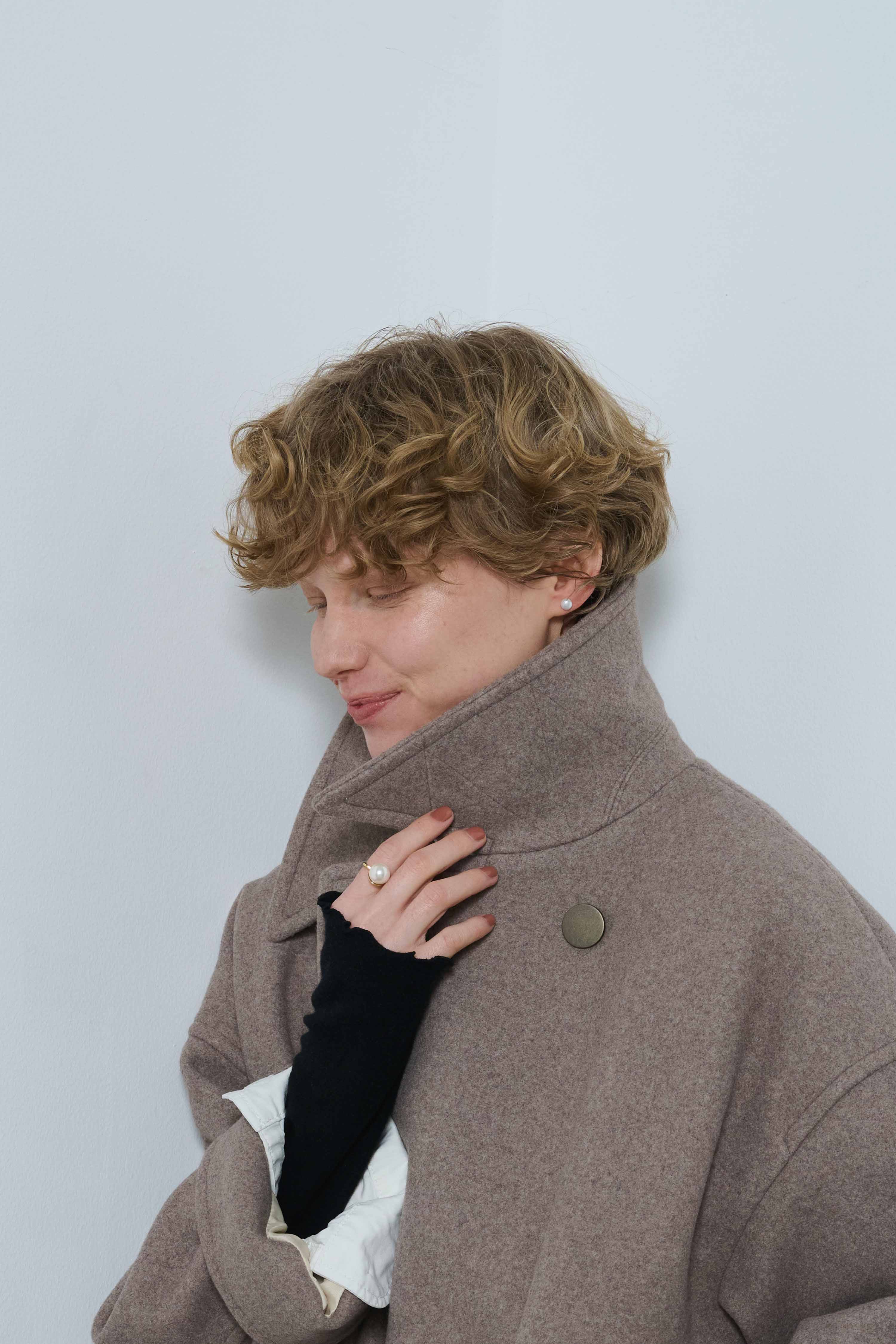COCOON PEA-COAT | Color_Dark Navy | No_mil25fjk3243_dark navy【KHA:KI_カーキ】