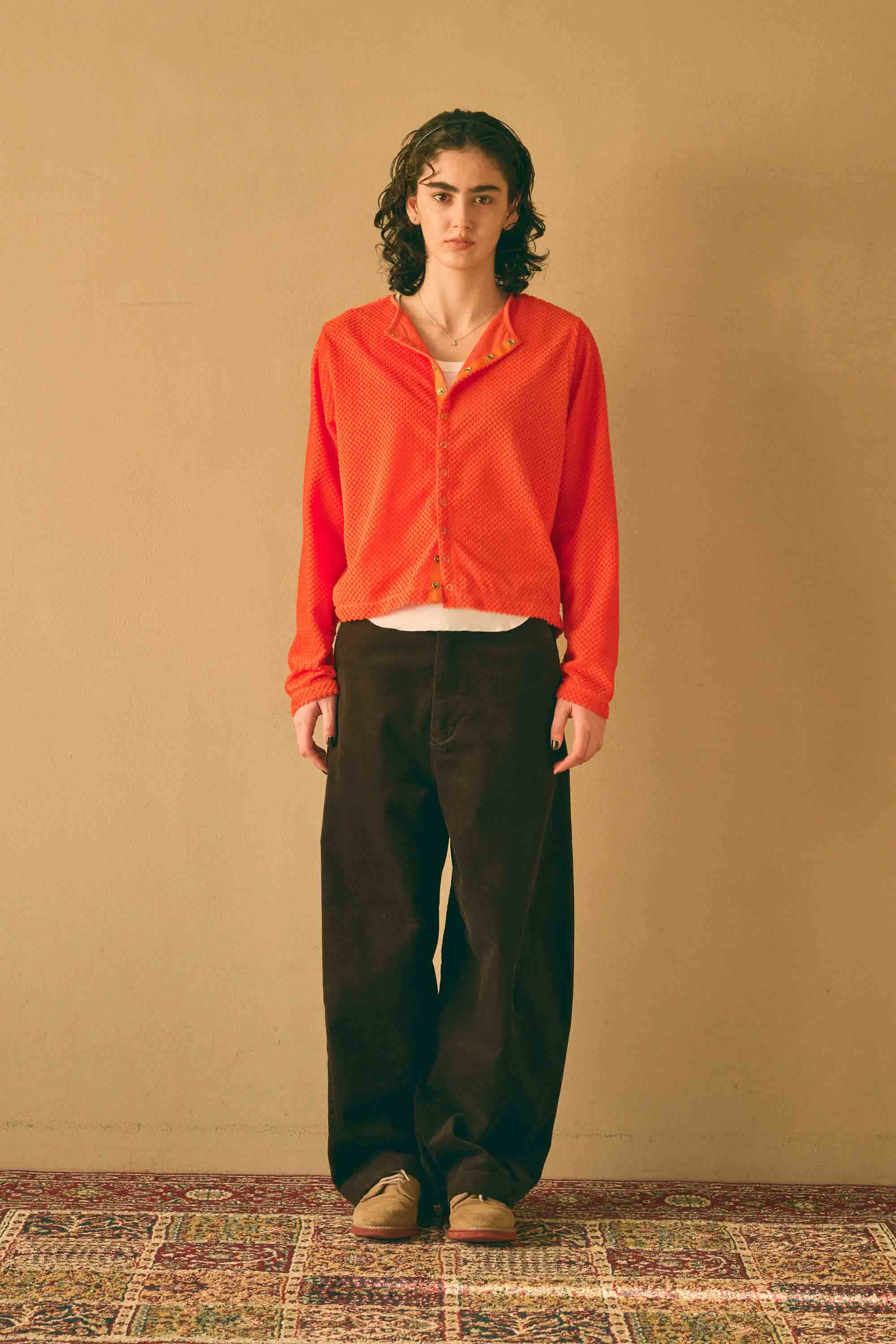 Octa 11B CARDIGAN – Persimmon | KHA:KI | 入荷予定アイテム