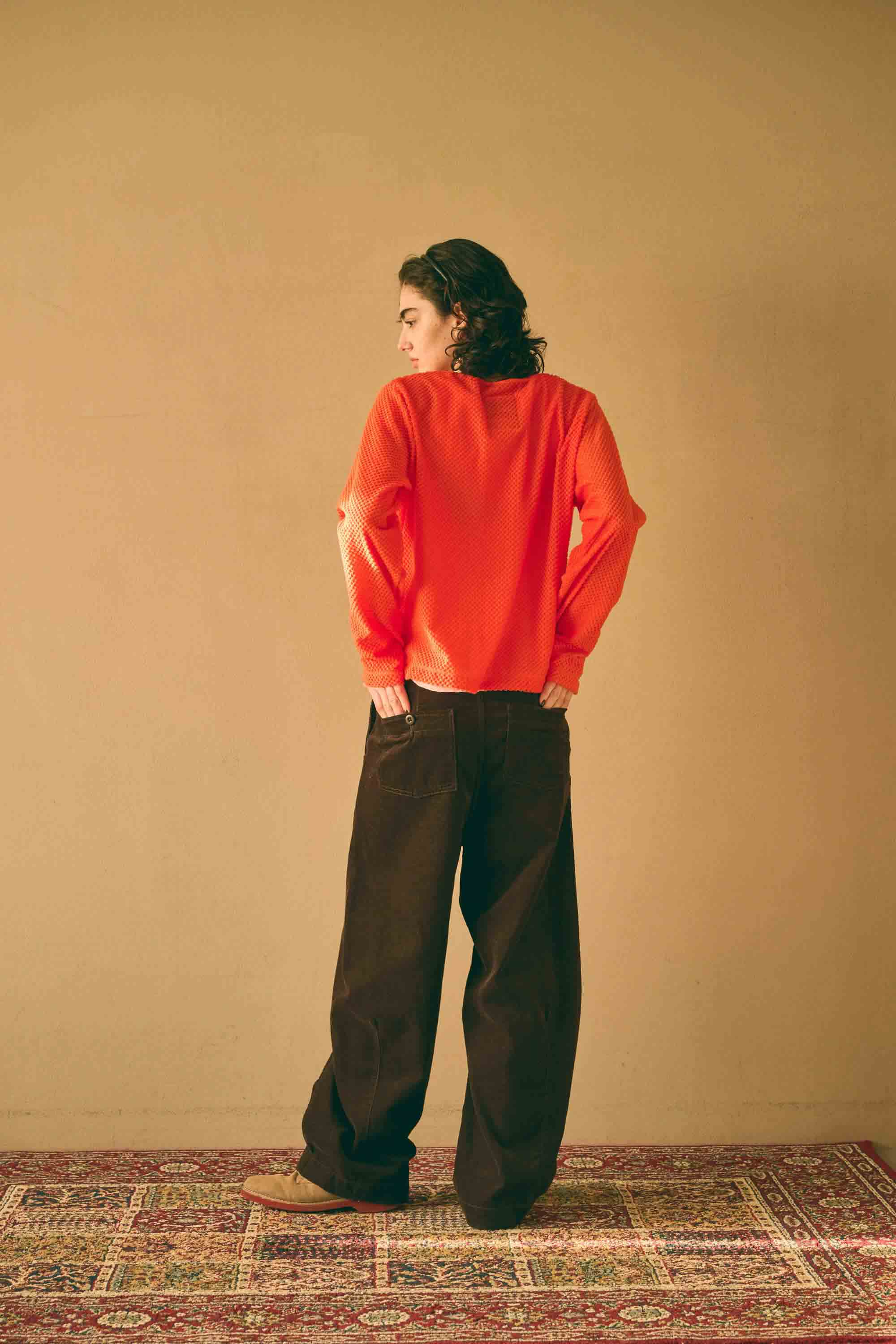 Octa 11B CARDIGAN – Persimmon | KHA:KI | 入荷予定アイテム