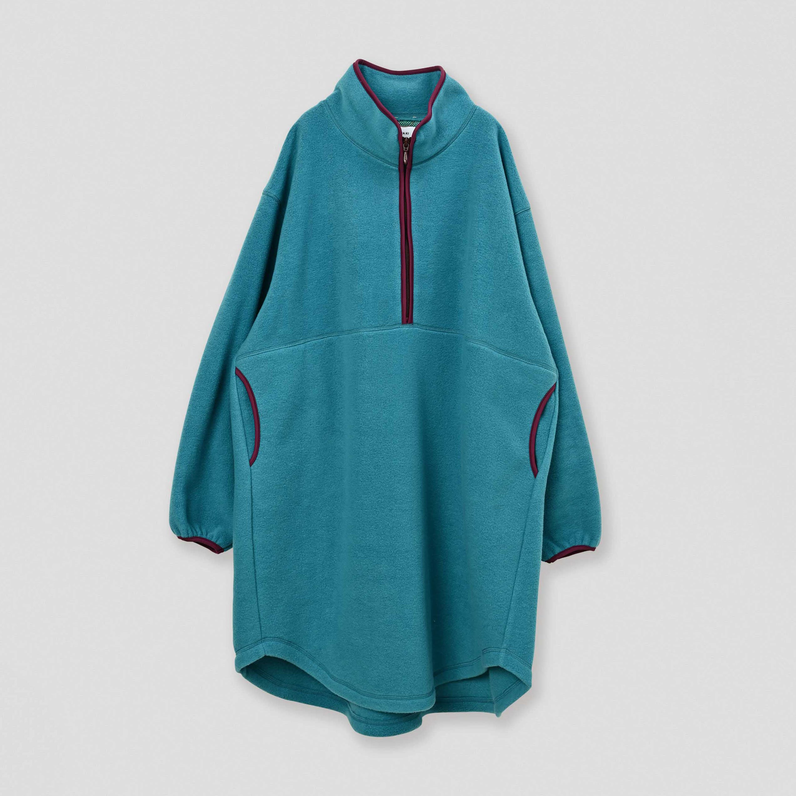 HALF ZIP FLEECE LONG P/O – Gr | KHA:KI | 入荷予定アイテム