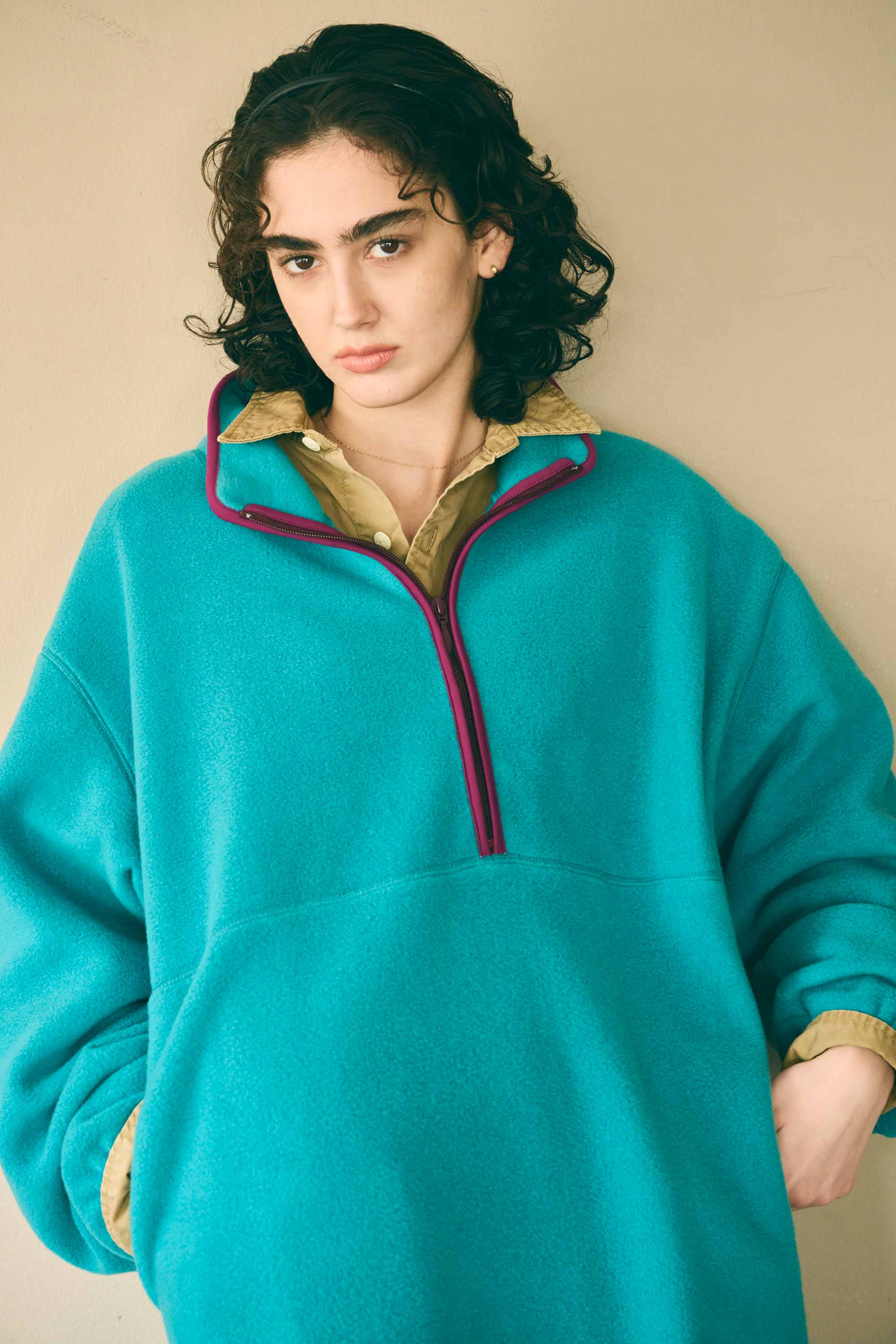 HALF ZIP FLEECE LONG P/O – Gr | KHA:KI | 入荷予定アイテム