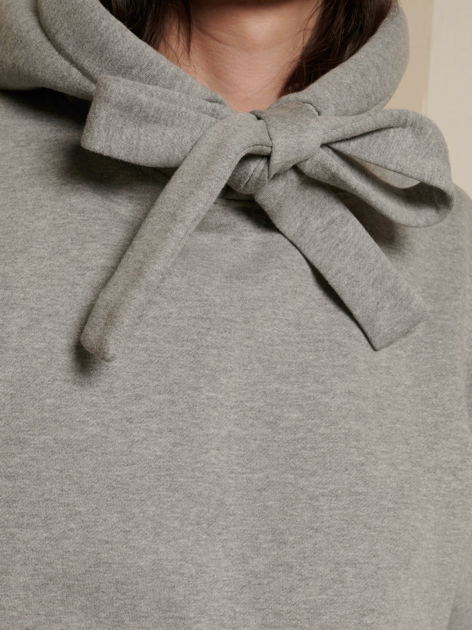 Demar Bow Hoodie | Color_Gray | No_32SM02TOM018GRY_GRAY【SISTER JANE_シスタージェーン】