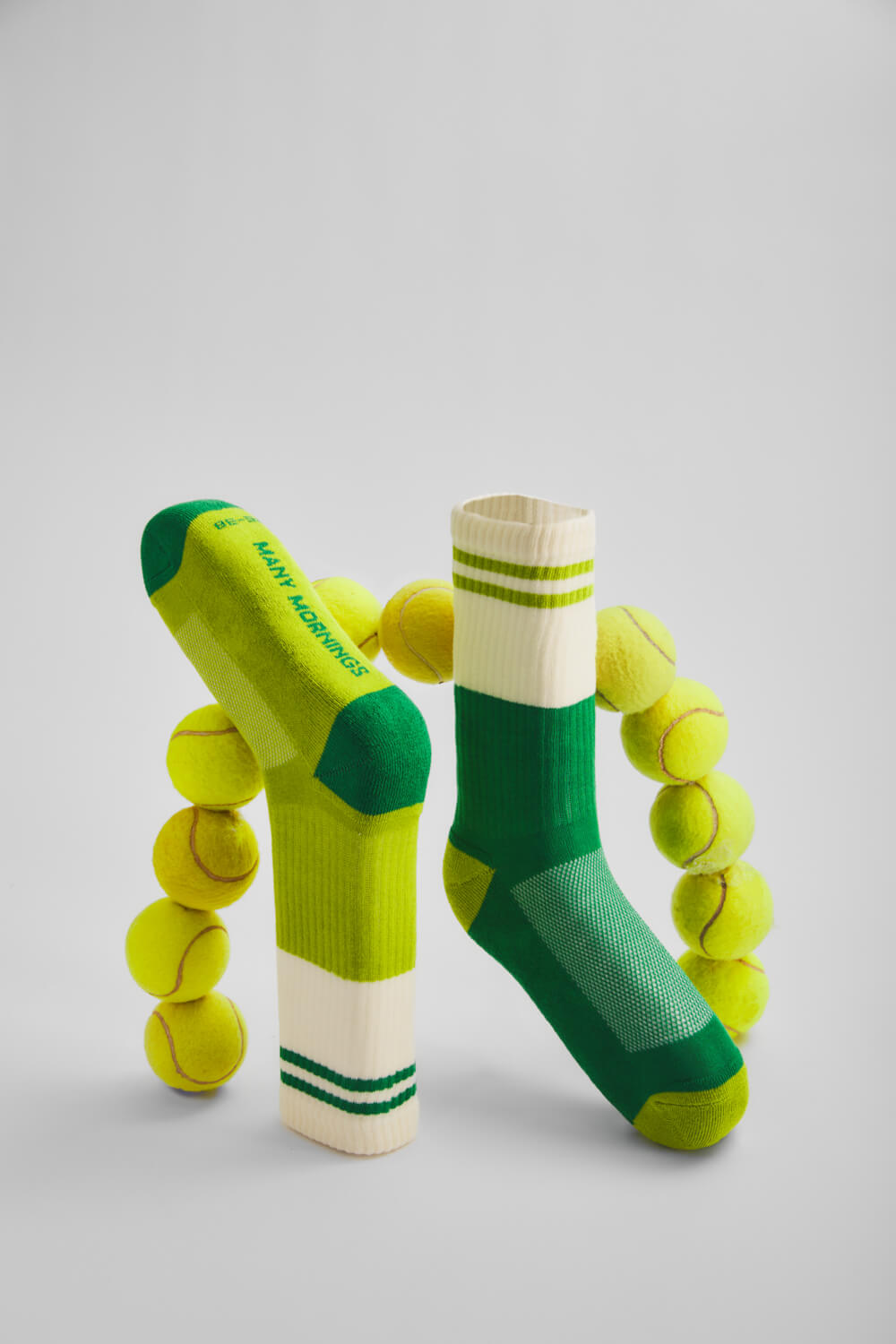 Sports Socks / GREEN GROOVE | MANY MORNINGS【ネコポス選択可能】