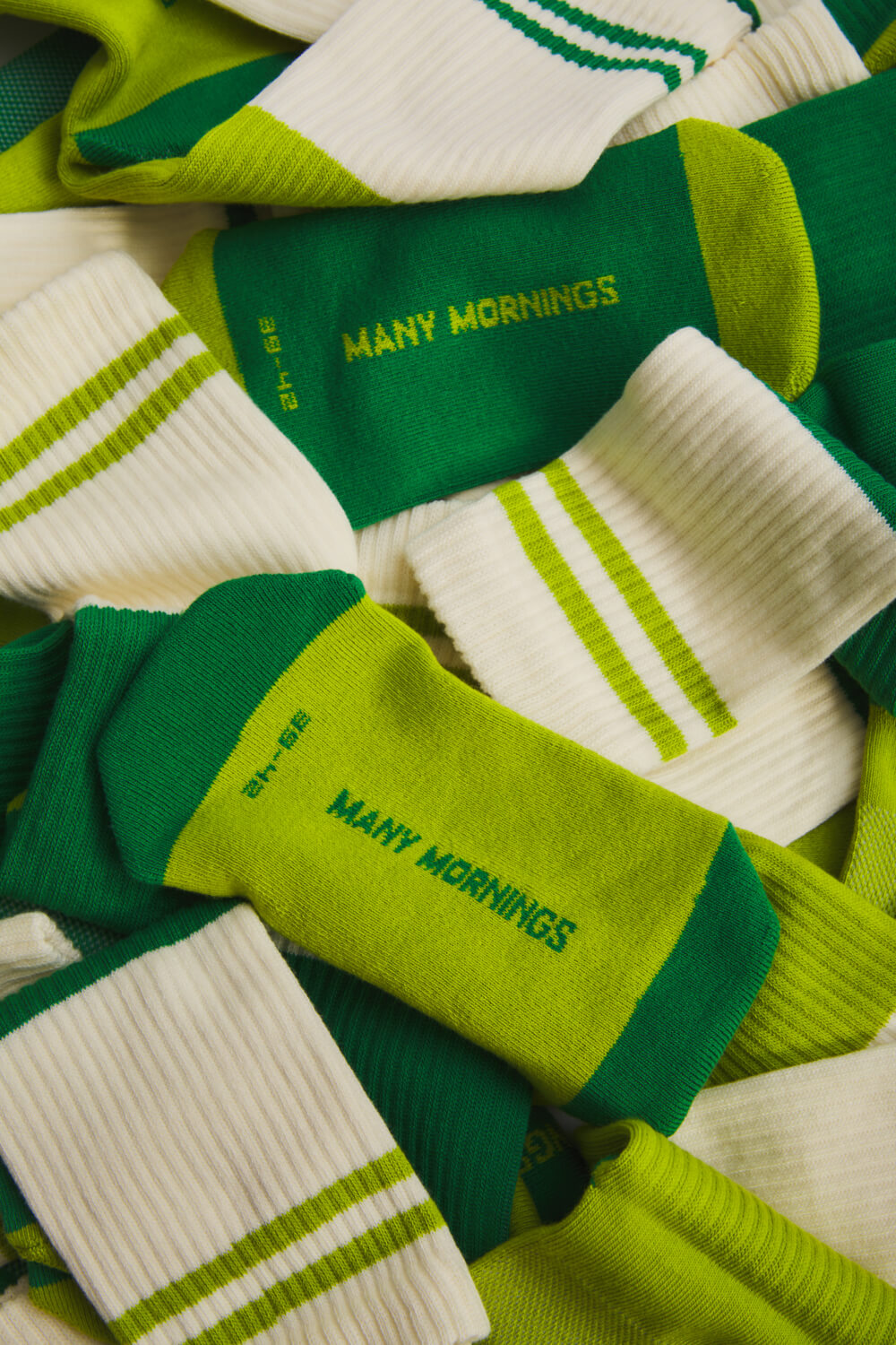 Sports Socks / GREEN GROOVE | MANY MORNINGS【ネコポス選択可能】