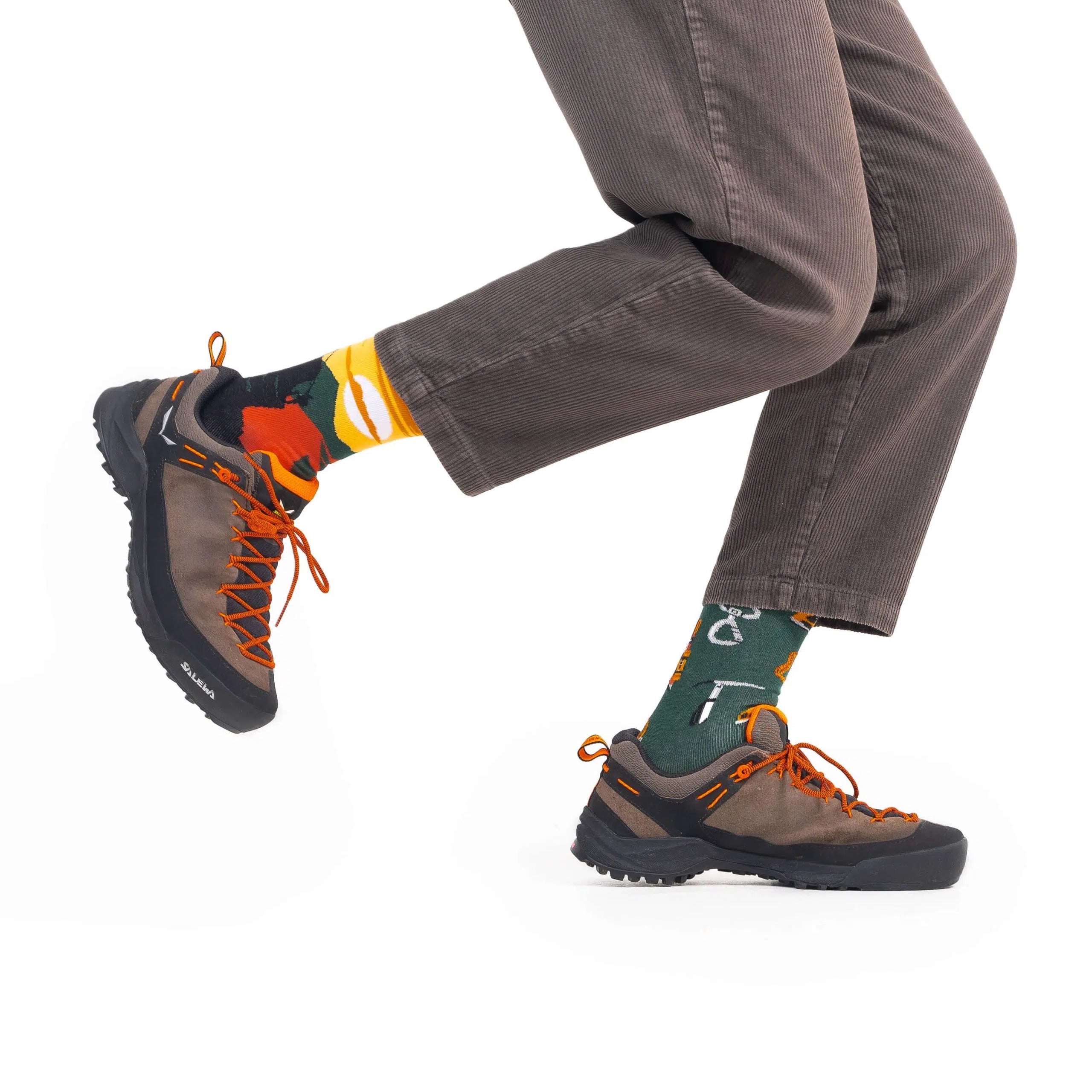 reguler socks / Mountain Time【many mornings メニ―モーニングス】【ネコポス選択可能】