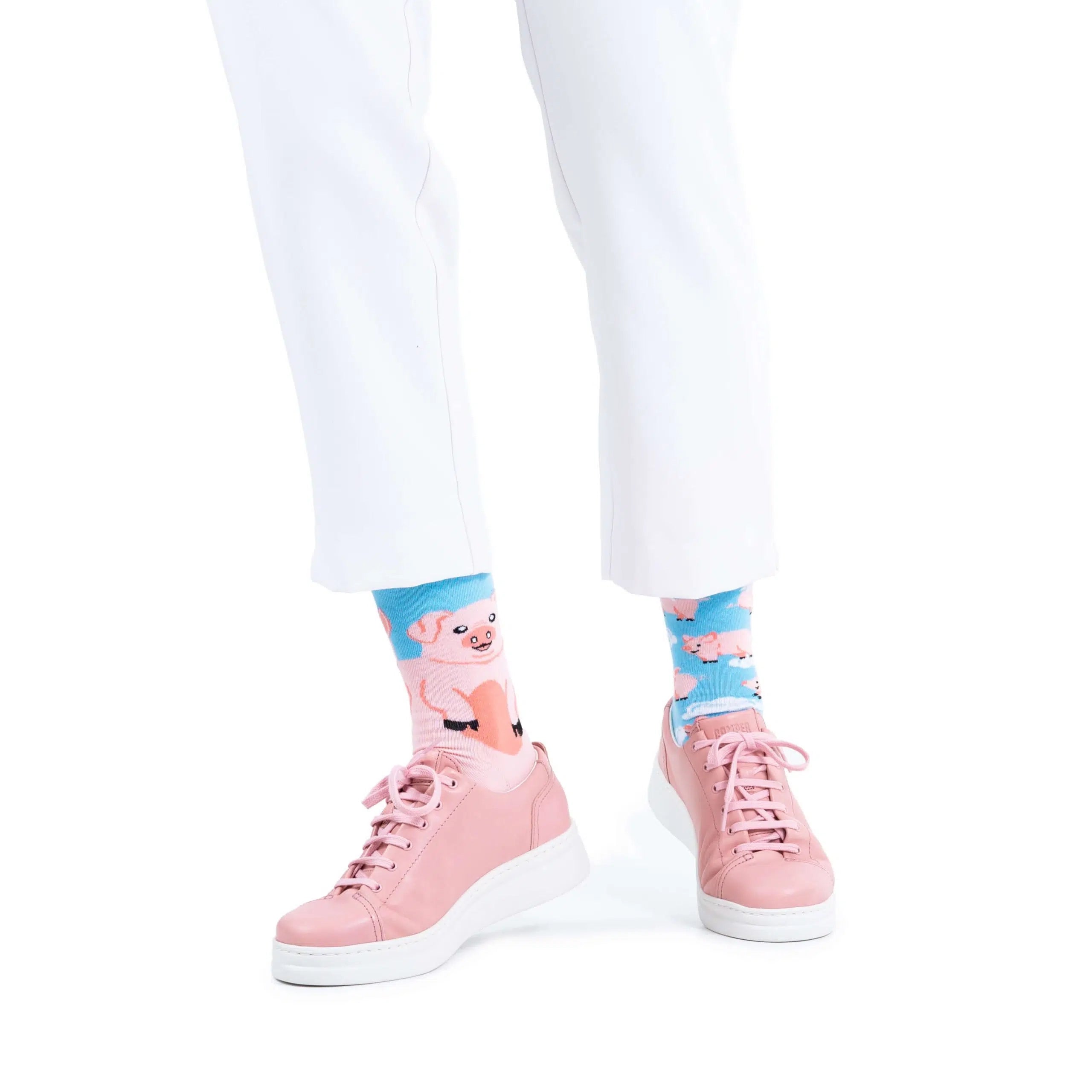 reguler socks / Piggy Dream【many mornings メニ―モーニングス】【ネコポス選択可能】