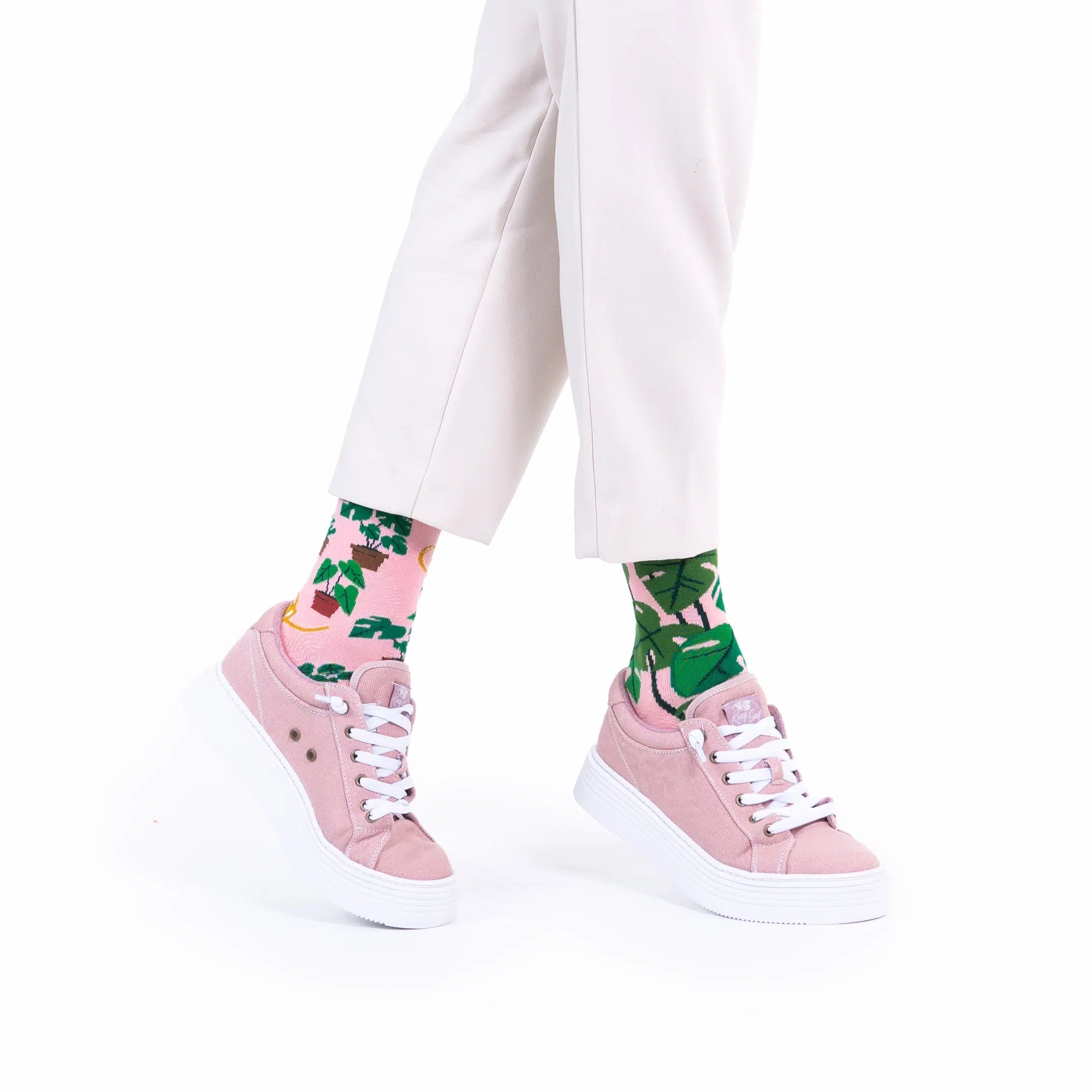 reguler socks / Plant Lover【many mornings メニ―モーニングス】【ネコポス選択可能】
