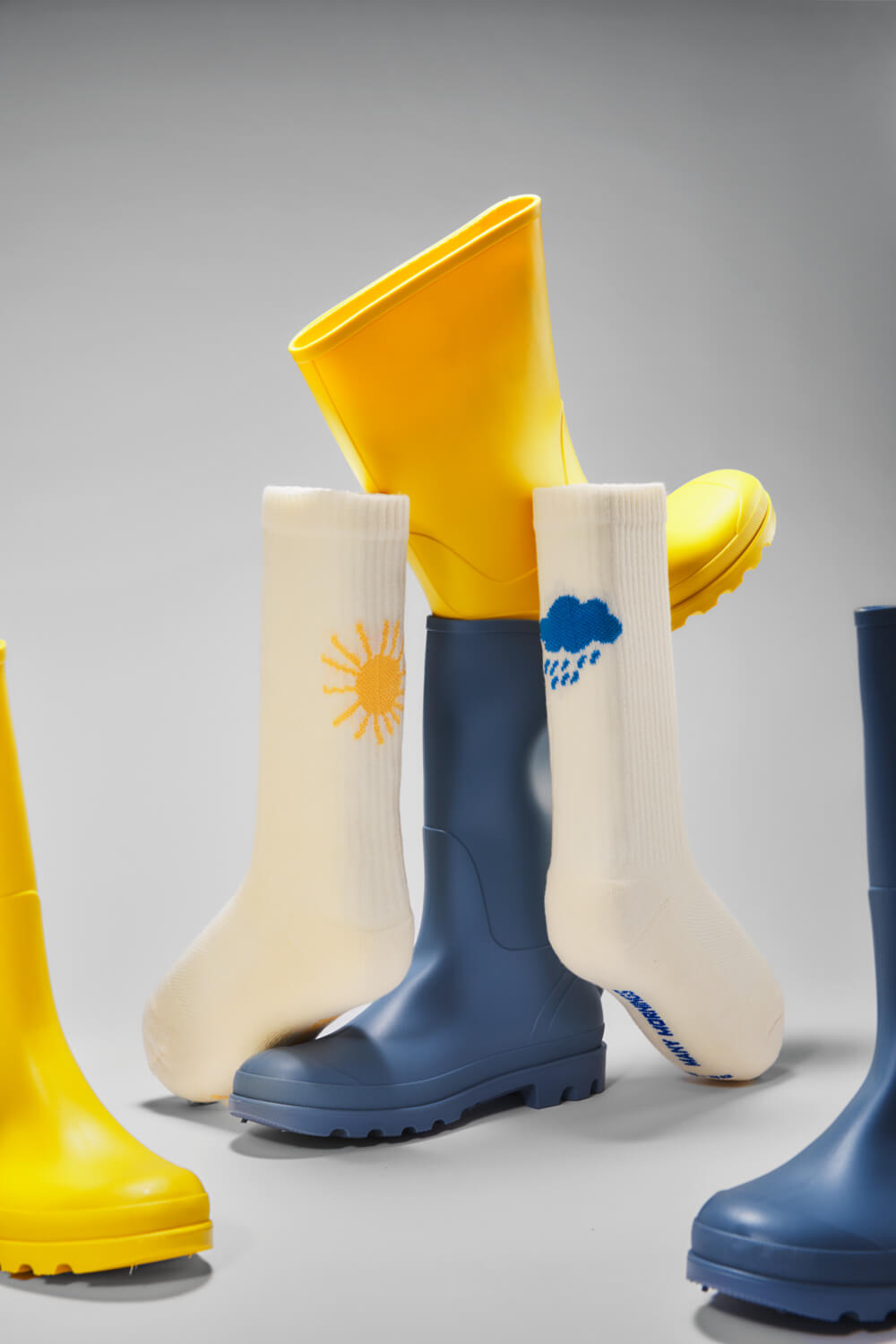 Sports Socks / SUNNY RAIN | MANY MORNINGS【ネコポス選択可能】