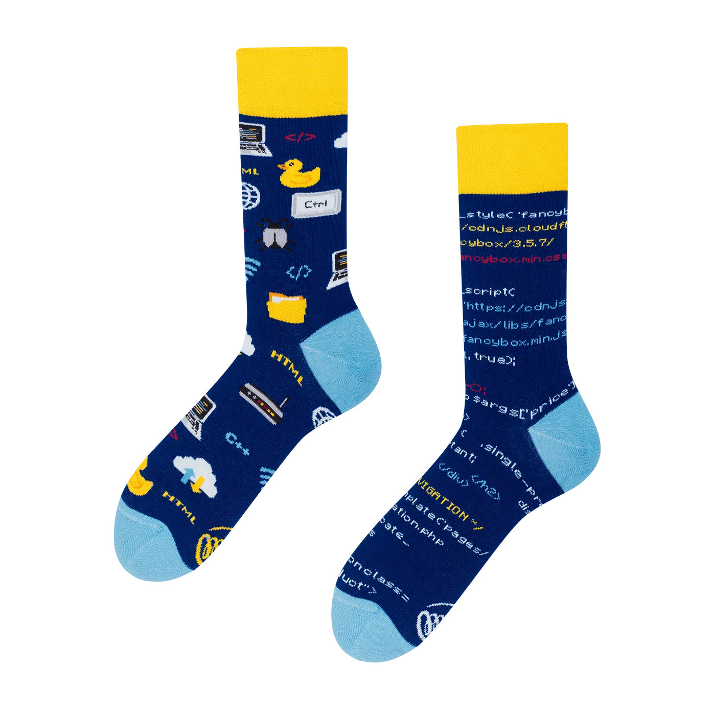 reguler socks / The Coder【many mornings メニ―モーニングス】【ネコポス選択可能】