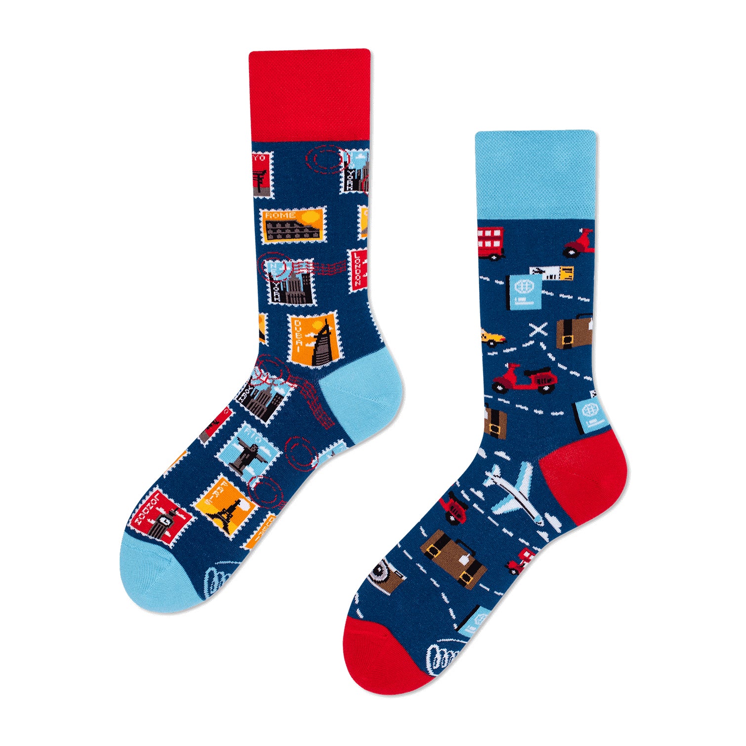 reguler socks / The Traveler【many mornings メニ―モーニングス】【ネコポス選択可能】