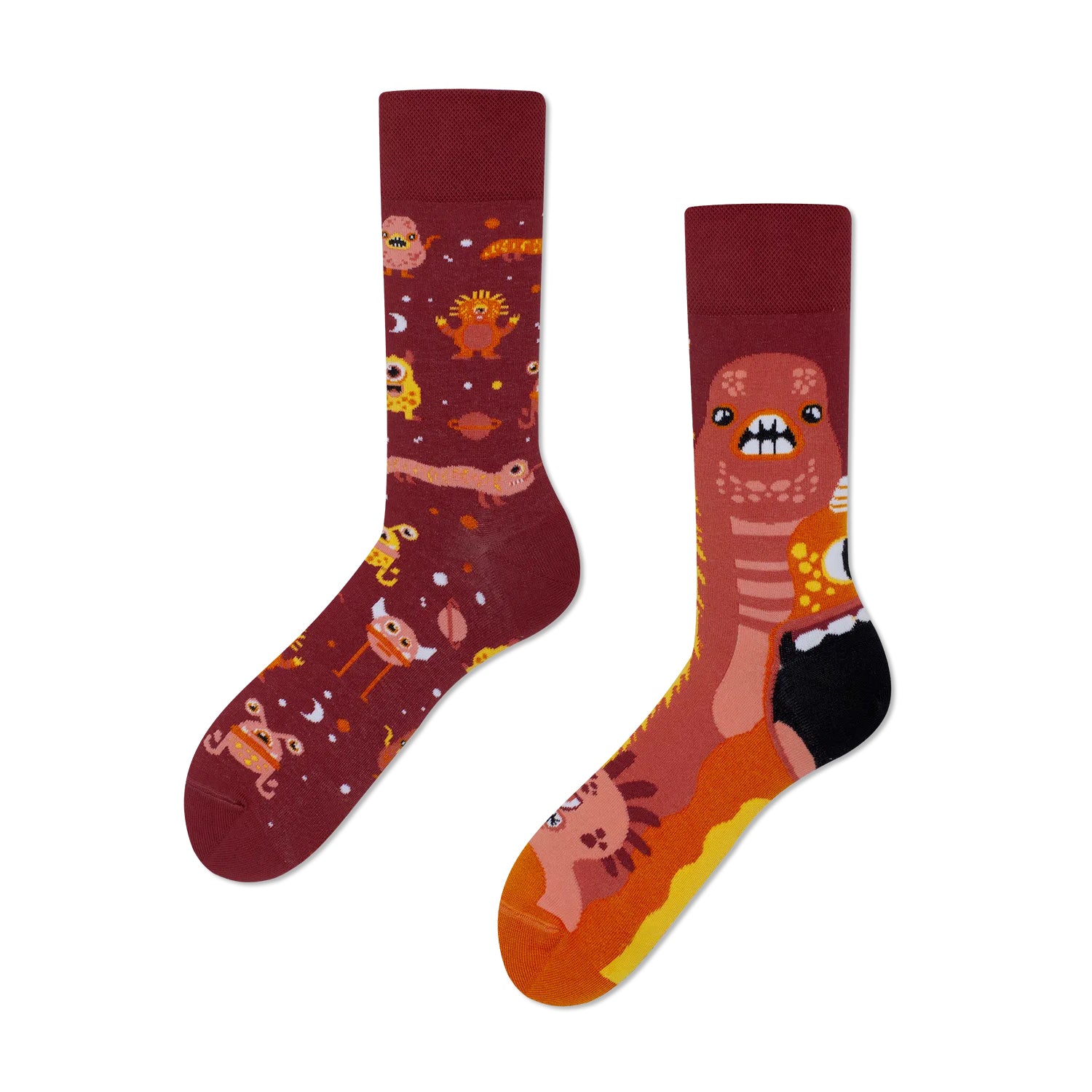 reguler socks / Yellow Monsters【many mornings メニ―モーニングス】【ネコポス選択可能】