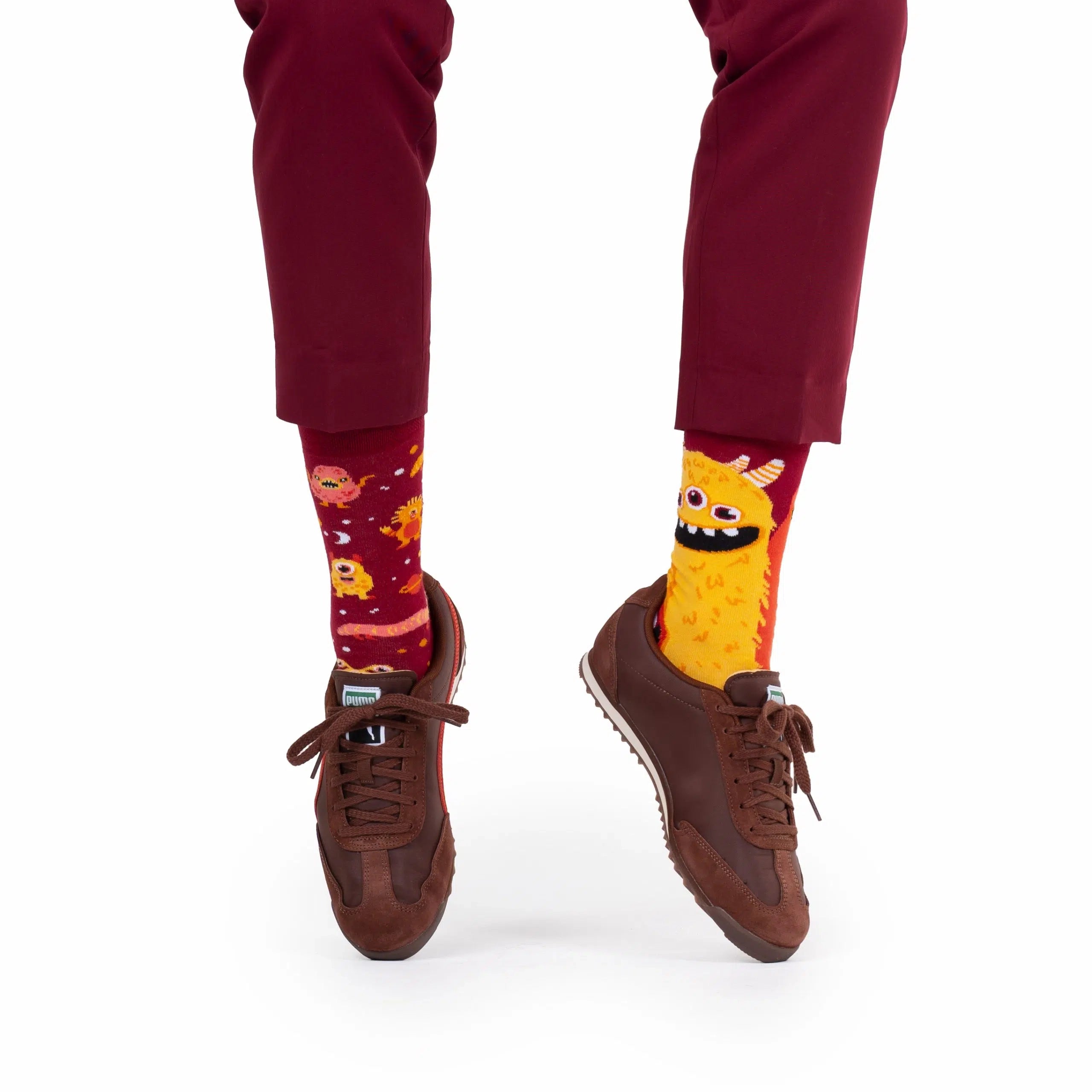 reguler socks / Yellow Monsters【many mornings メニ―モーニングス】【ネコポス選択可能】