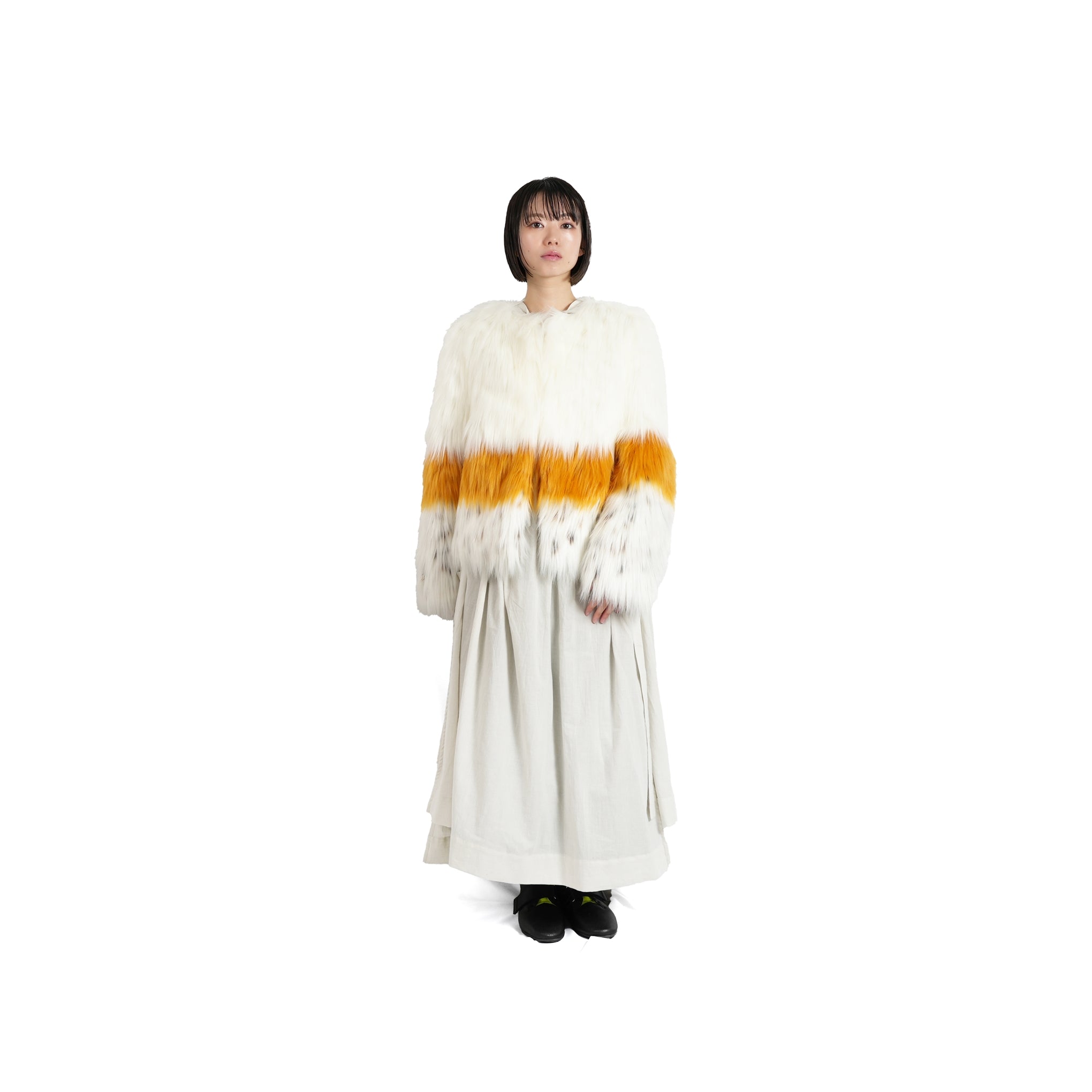 MW4WJK63XYL | GISELLE POP | Color:Top : Ivory Middle : Sun Flower Bottom:Lynx【MOLLIOLLI_モリオリ】