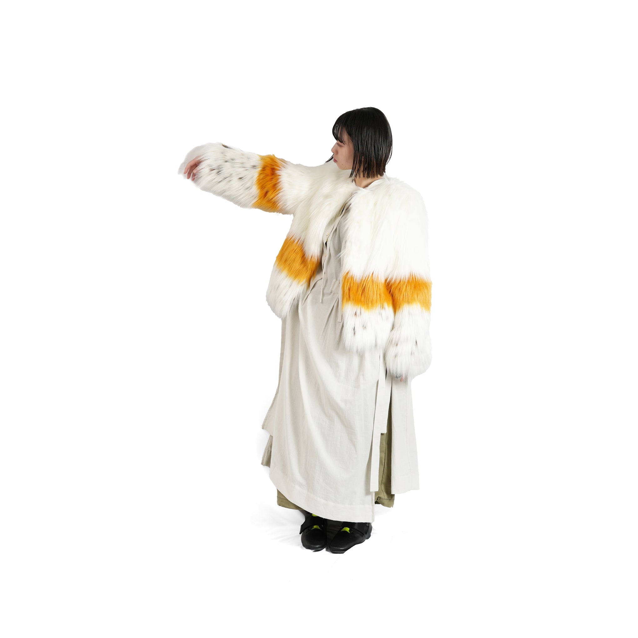 MW4WJK63XYL | GISELLE POP | Color:Top : Ivory Middle : Sun Flower Bottom:Lynx【MOLLIOLLI_モリオリ】