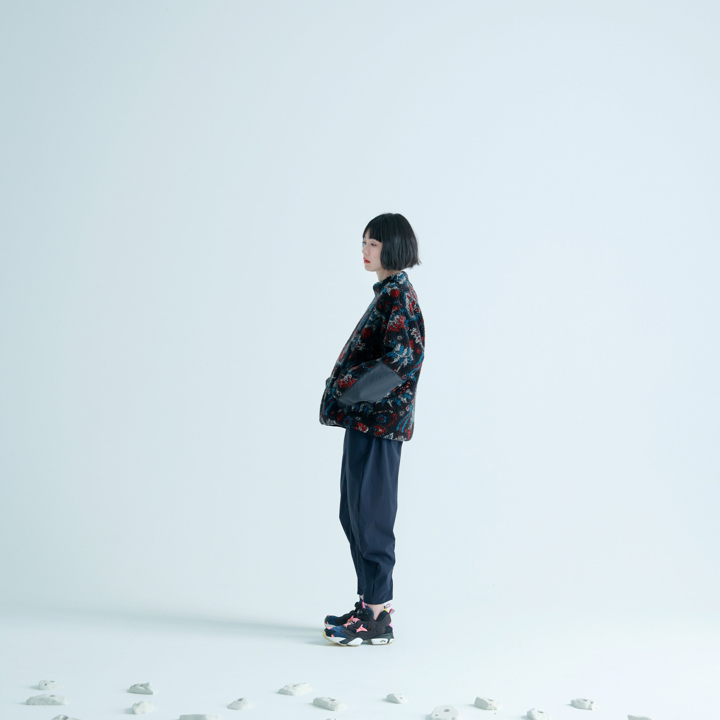 No:NV23AW-06a | Name:Courtyard Fleece Pullover | Color:Flower【NEYVOR_ネイバー】