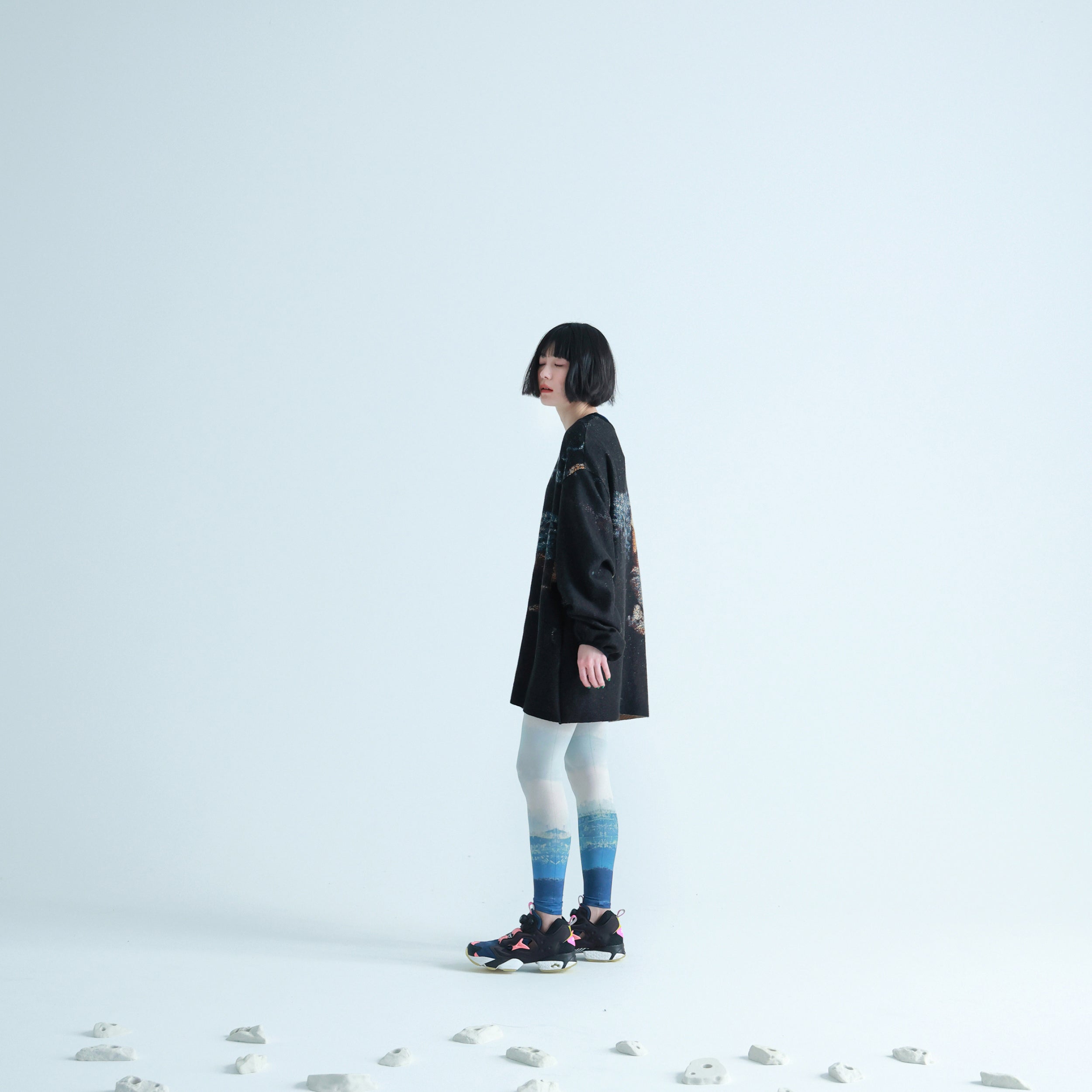No:NV23AW-10 | Name:Road Movies Knit Sweater | Color:Black【NEYVOR_ネイバー】