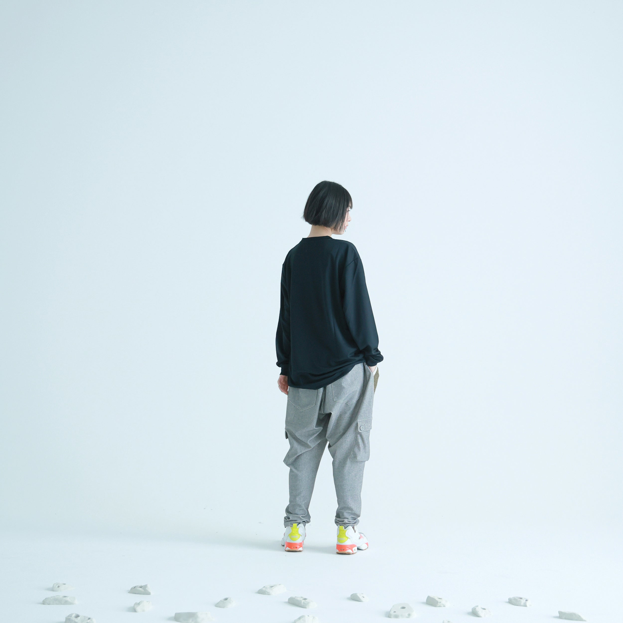 No:NV23AW-13Ab | Name:Dry Comfort L/S Tee/SUNSET | Color:Black【NEYVOR_ネイバー】