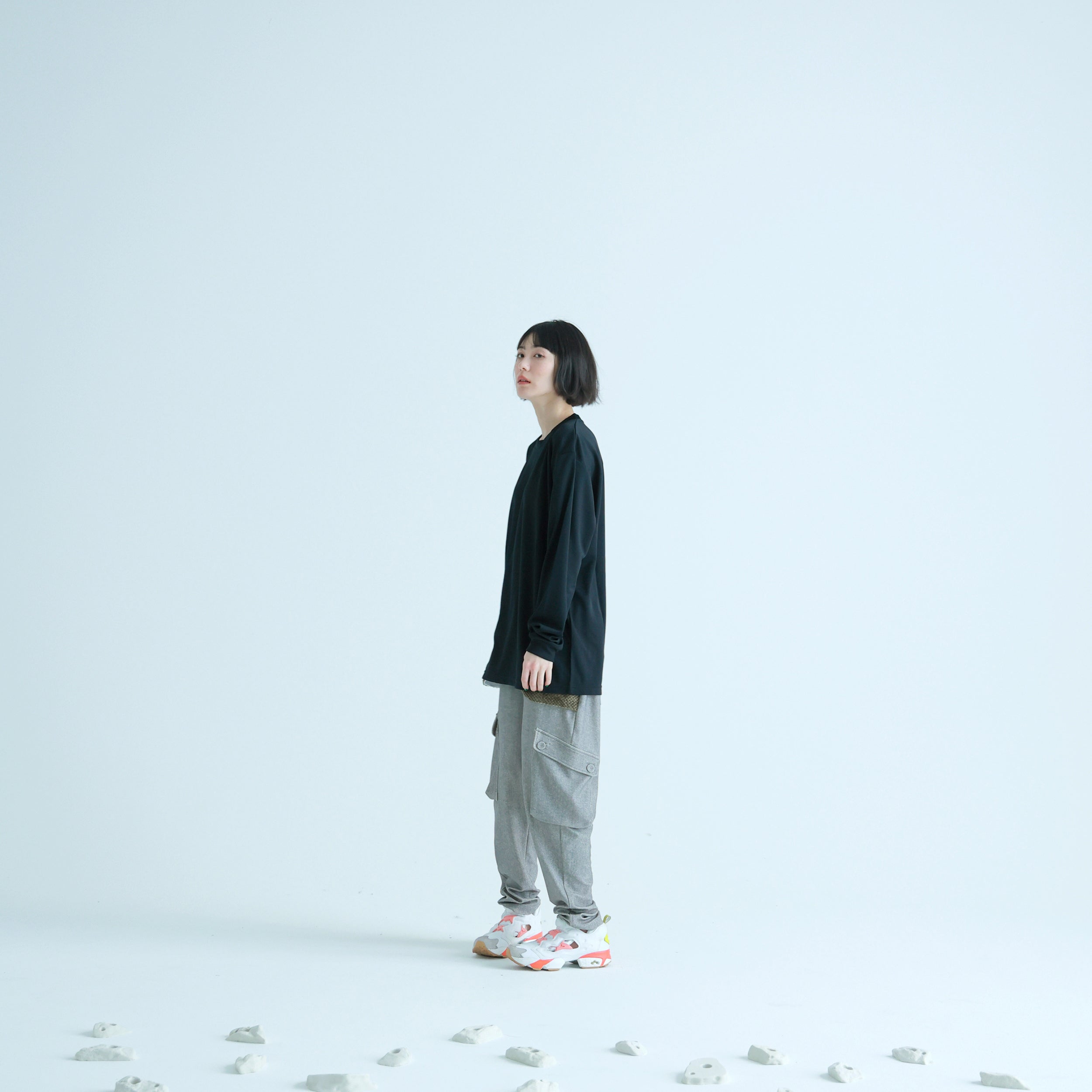 No:NV23AW-13Ab | Name:Dry Comfort L/S Tee/SUNSET | Color:Black【NEYVOR_ネイバー】