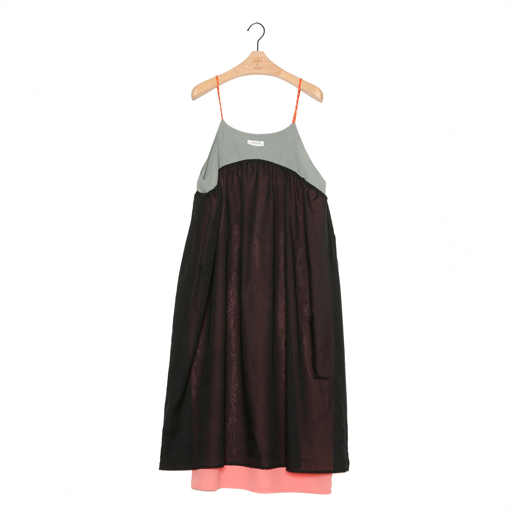 No:NV24SS-10A | Name:Color Layer Summer Dress | Color:Black【NEYVOR_ネイバー】【入荷予定アイテム・入荷連絡可能】