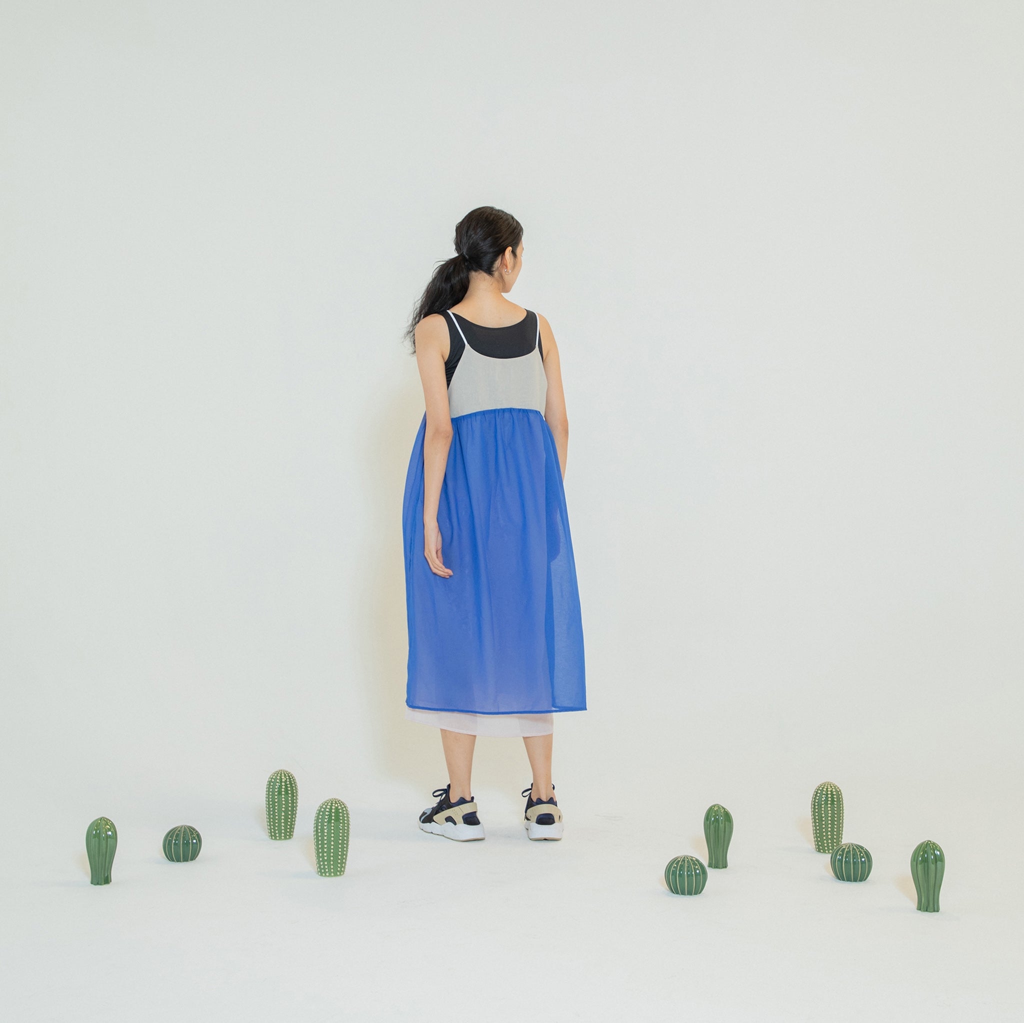 Color Layer Summer Dress – Blue | NEYVOR