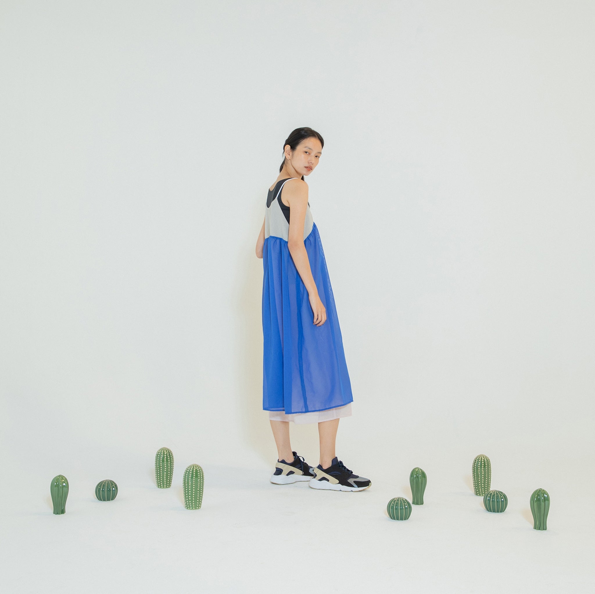 Color Layer Summer Dress – Blue | NEYVOR