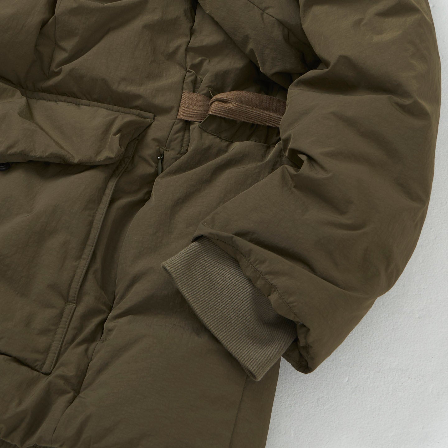 SHAWL COLLAR BOA DOWN JACKET – Olive | NORBIT | 入荷予定アイテム