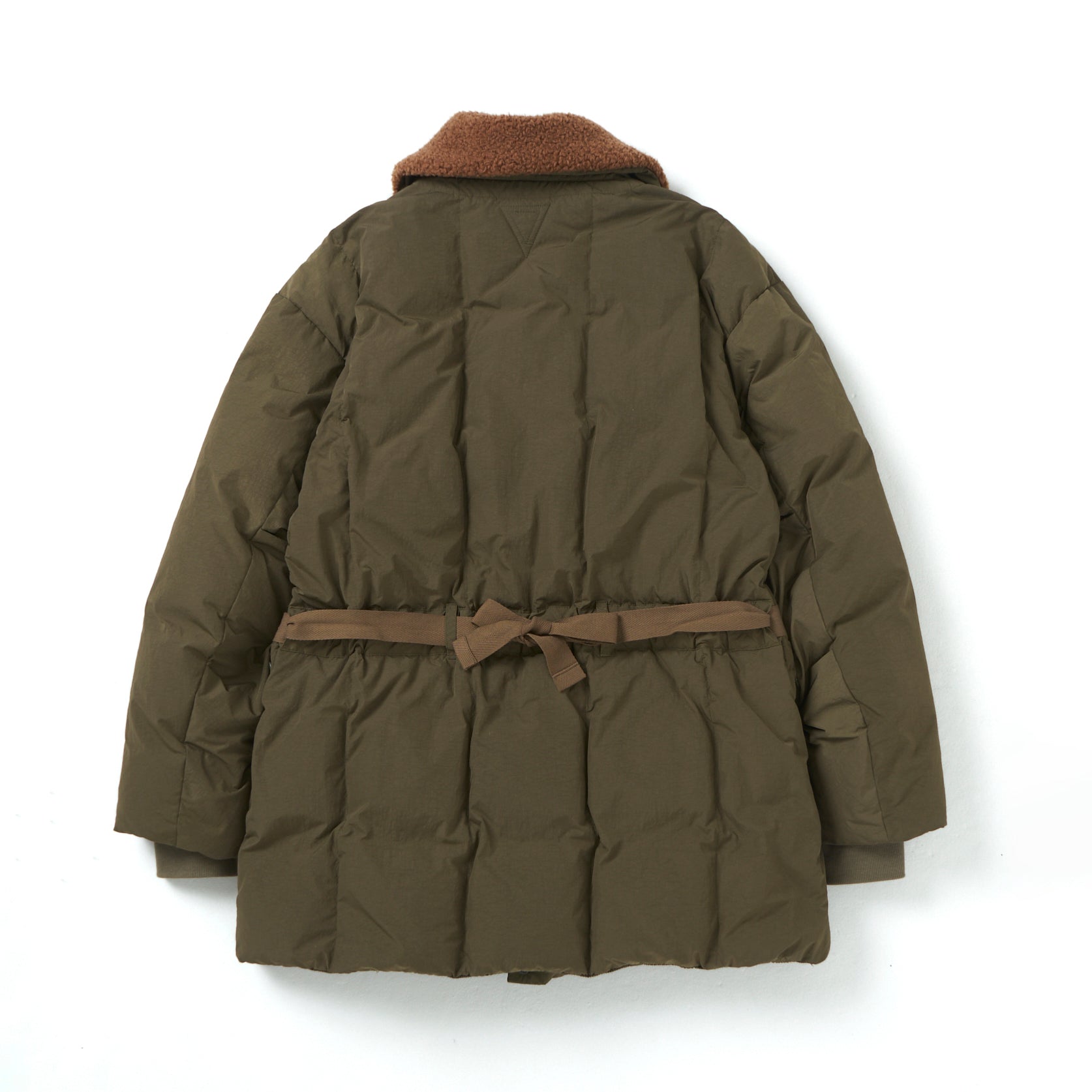SHAWL COLLAR BOA DOWN JACKET – Olive | NORBIT | 入荷予定アイテム