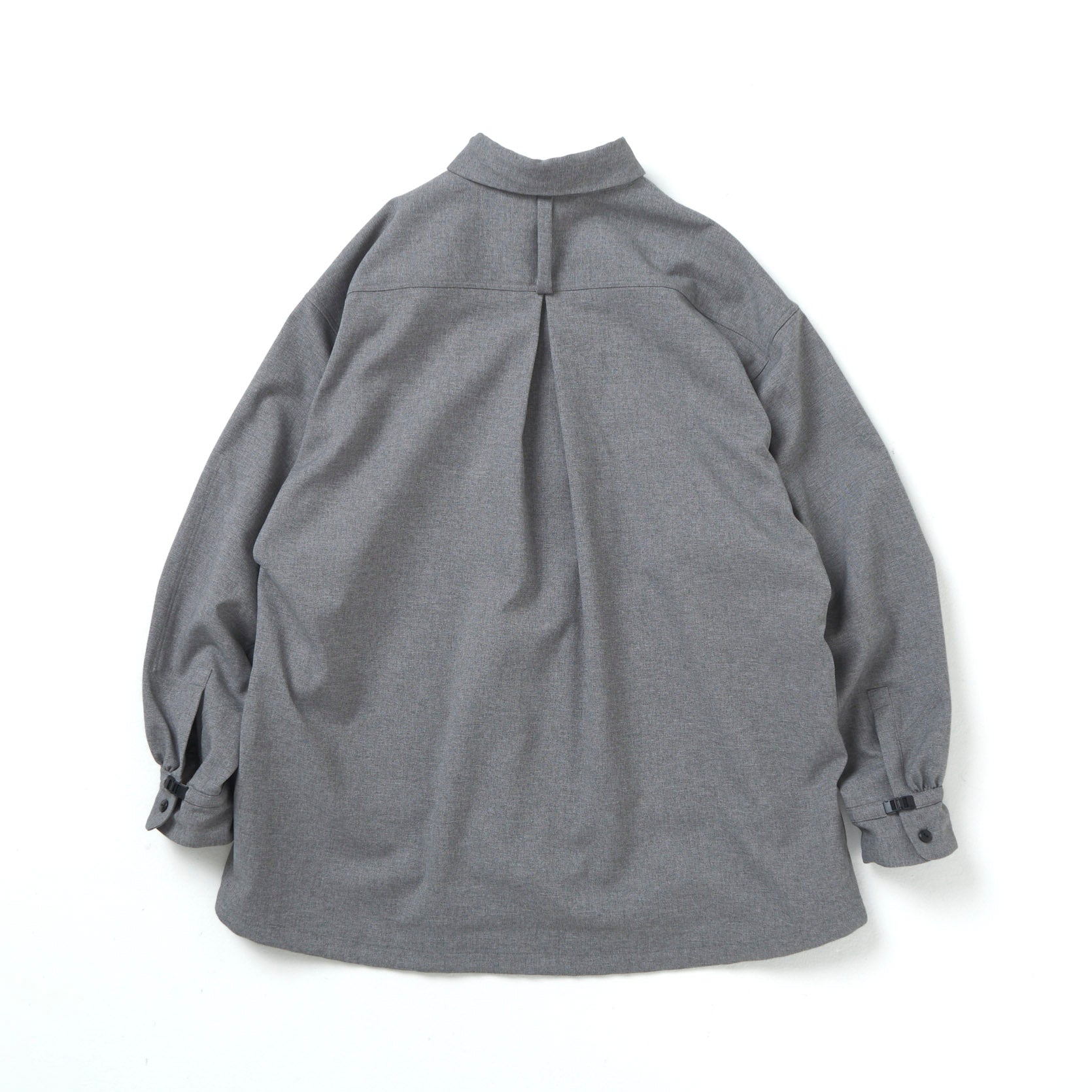 Tech Wool Pullover Shirts ※Made In JAPAN – Gray | NORBIT | 入荷予定アイテム