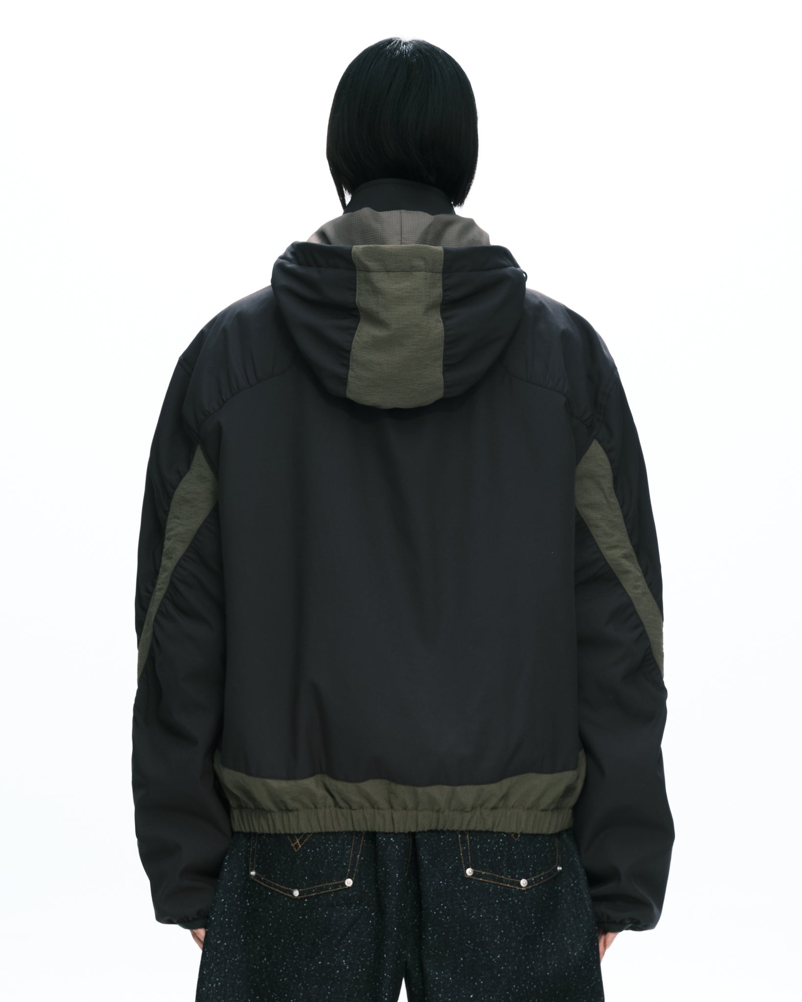 Curvy padded jacket | Color_Ash Black | No_pla25awj12-1_ash black【PLATEAU STUDIO_プラトー スタジオ】