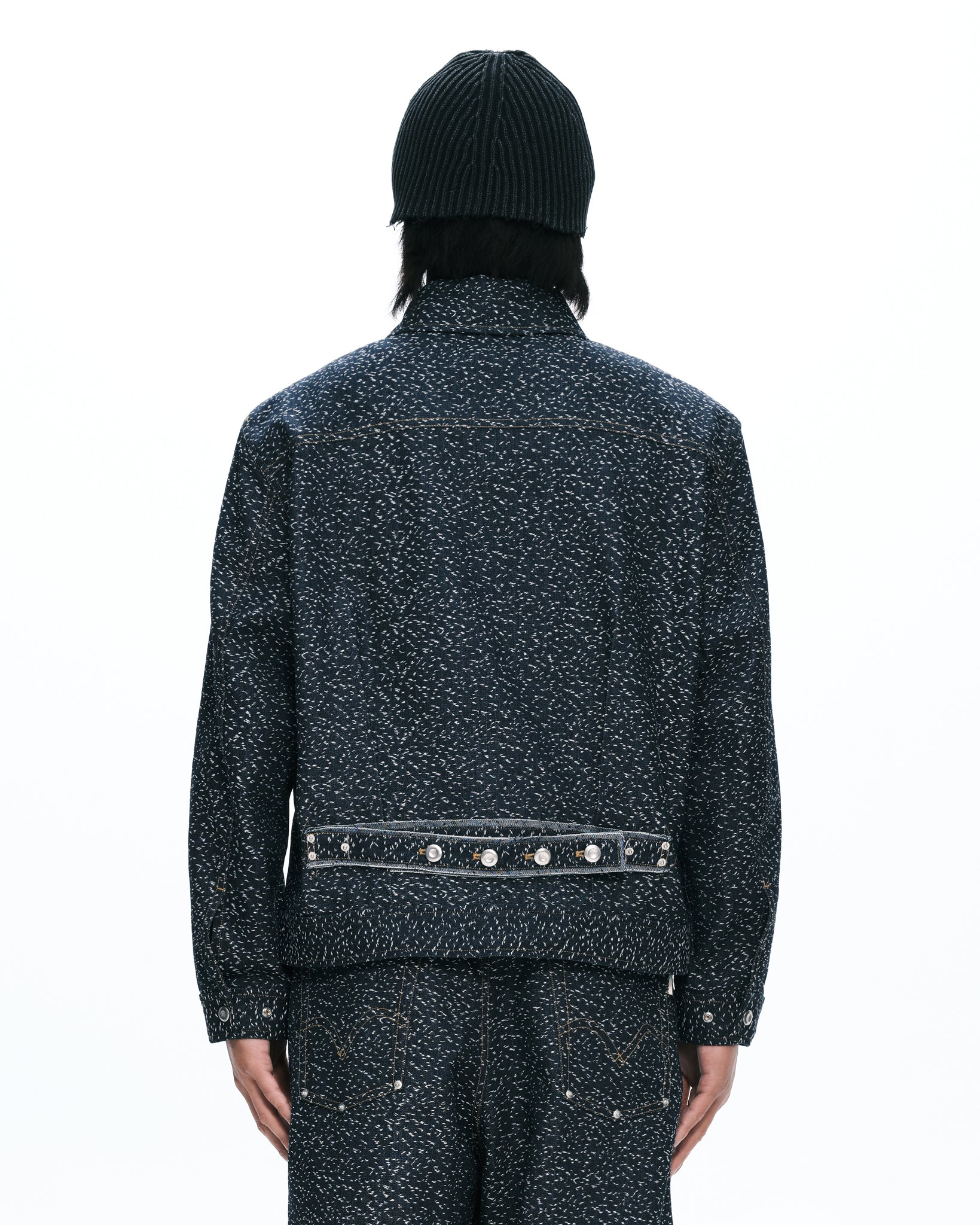 Dot denim jacket | Color_Denim | No_pla25awj08-1_denim【PLATEAU STUDIO_プラトー スタジオ】【入荷予定アイテム・入荷連絡可能】