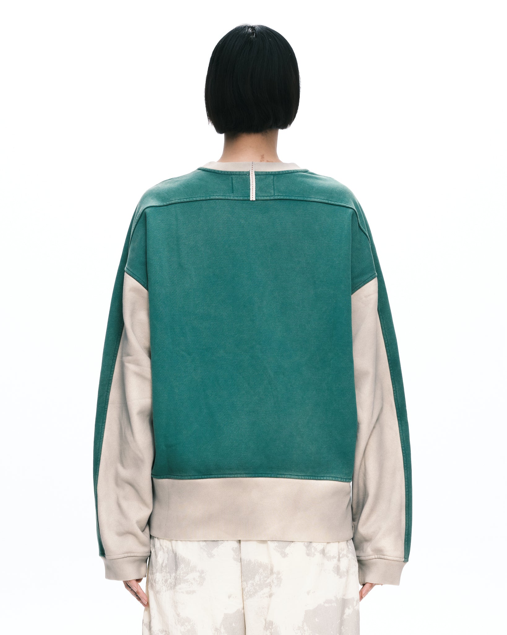 Cherry crew neck | Color_Green | No_pla25awt08-2_green【PLATEAU STUDIO_プラトー スタジオ】