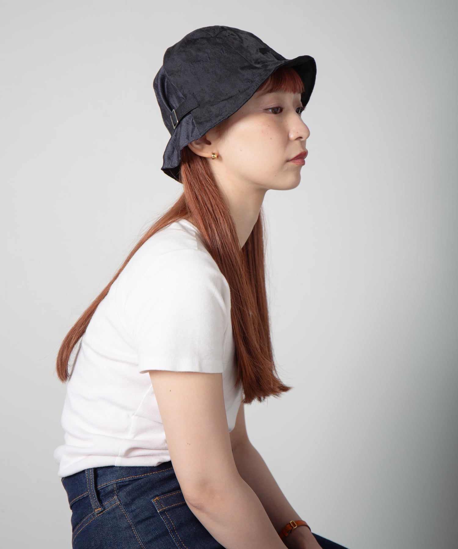 RL-25-017W_Black | Jacquard tulip hat | Color:Black【RACAL_ラカル】【archive】